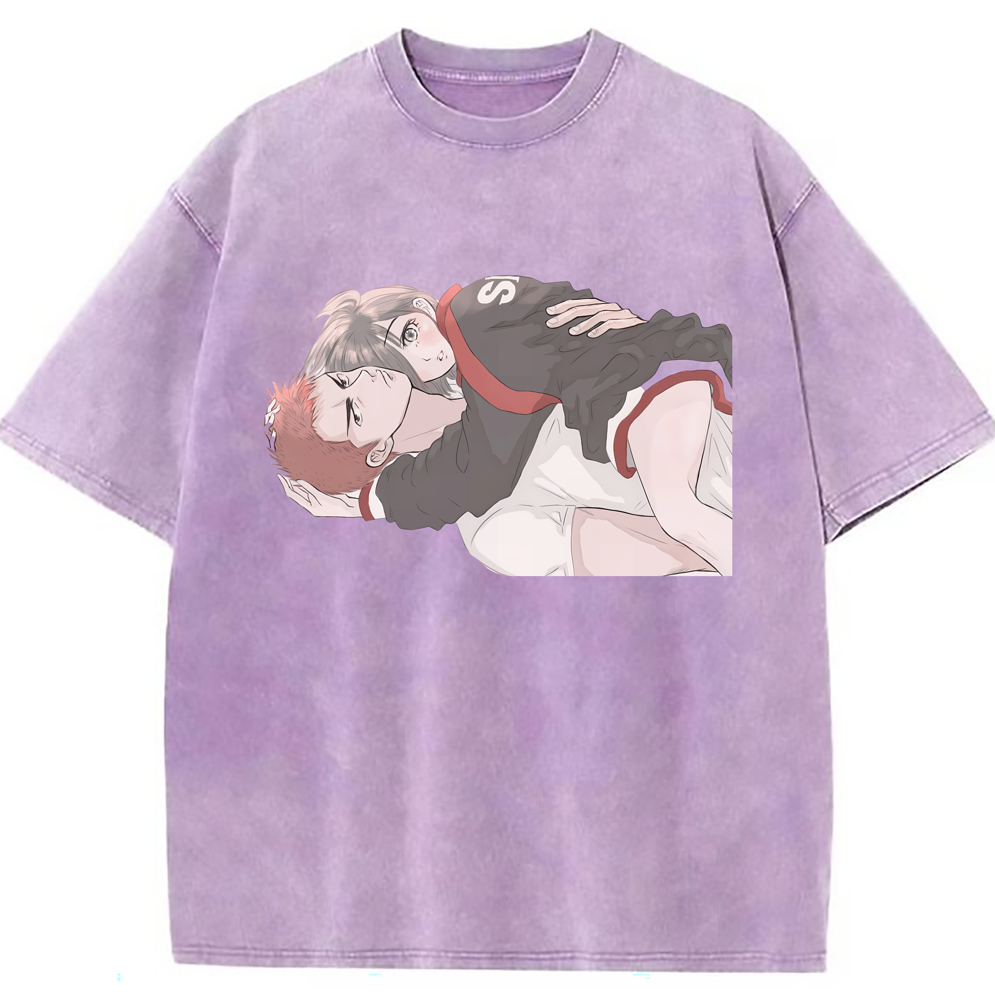 （画像用） SLAM DUNK／スラムダンク 綿100% ヴィンテージ風 半袖Tシャツ（フロントプリント）