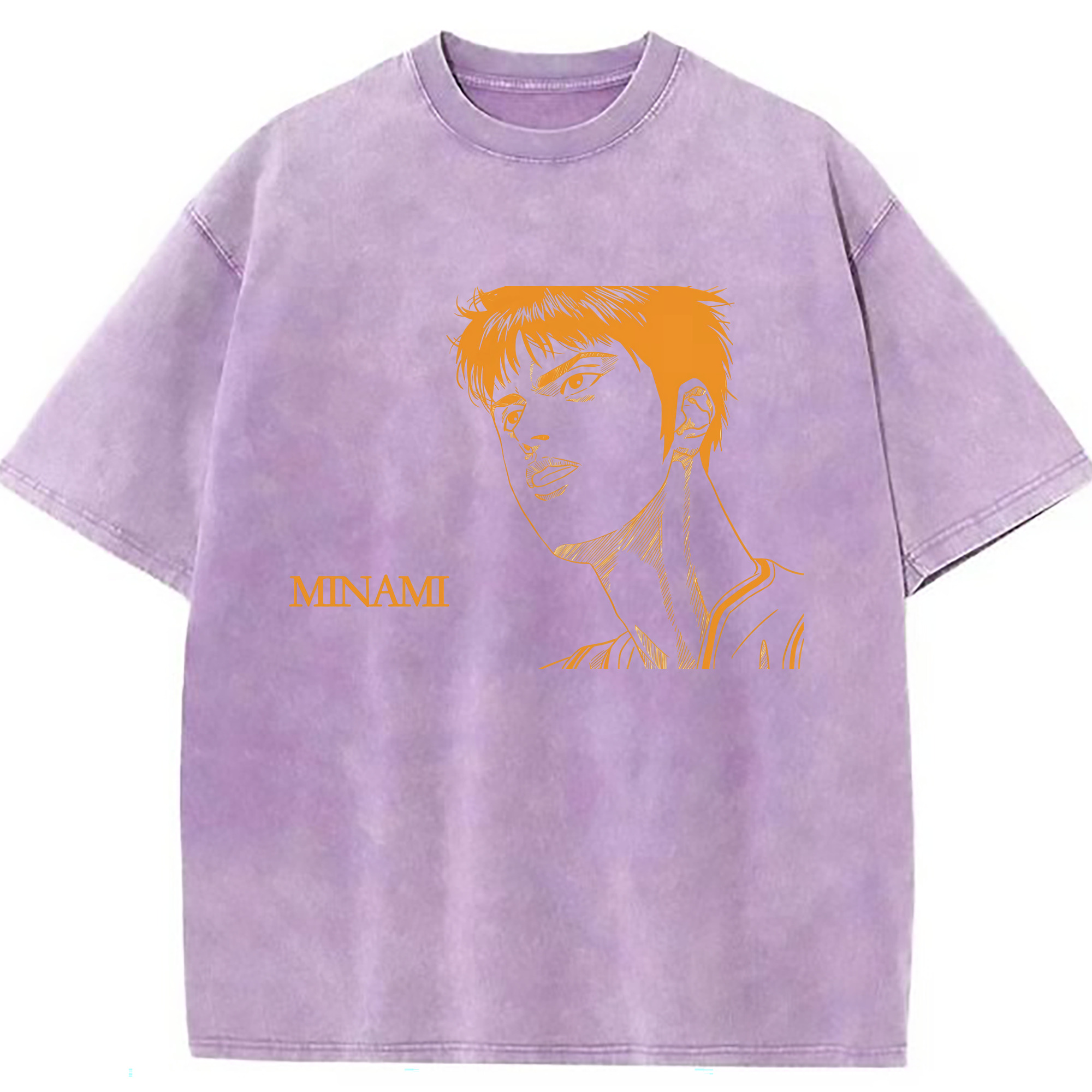 （画像用） SLAM DUNK／スラムダンク 綿100% ヴィンテージ風 半袖Tシャツ（フロントプリント）