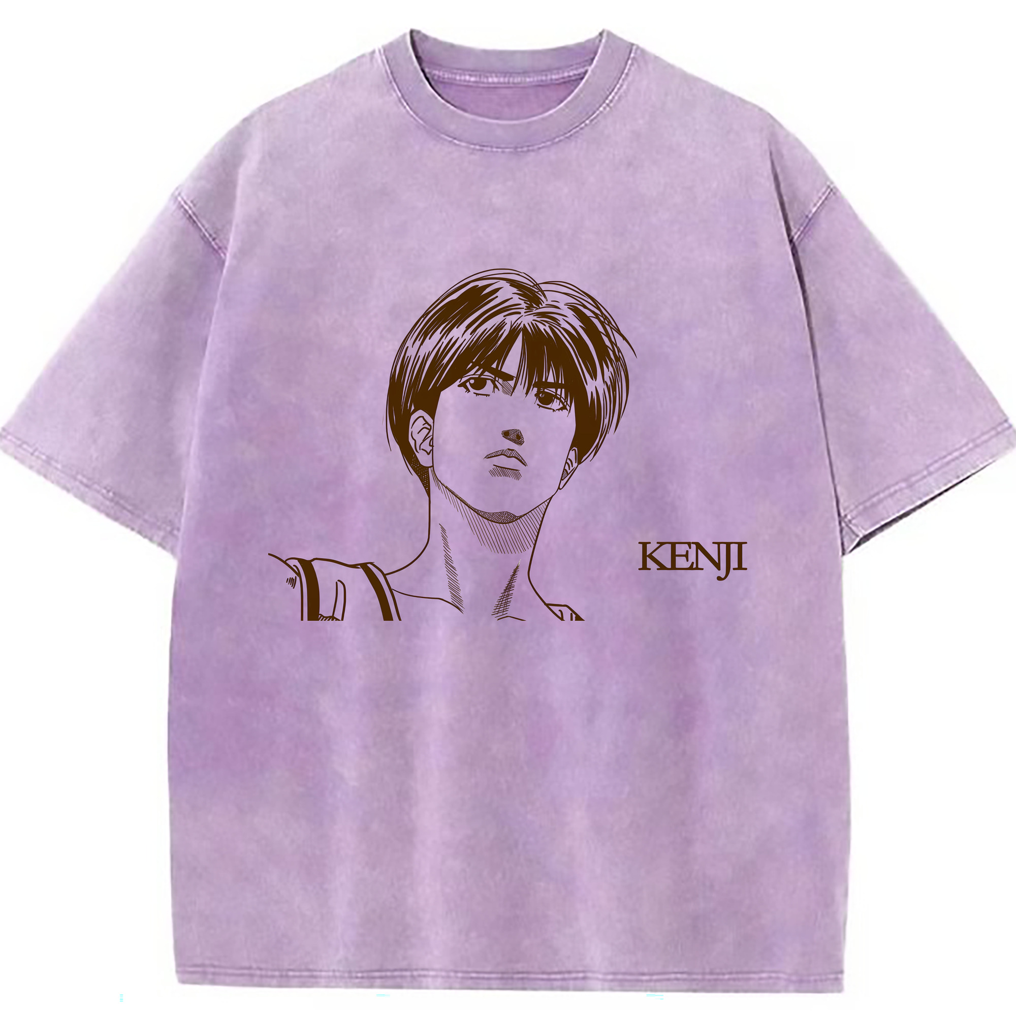 （画像用） SLAM DUNK／スラムダンク 綿100% ヴィンテージ風 半袖Tシャツ（フロントプリント）