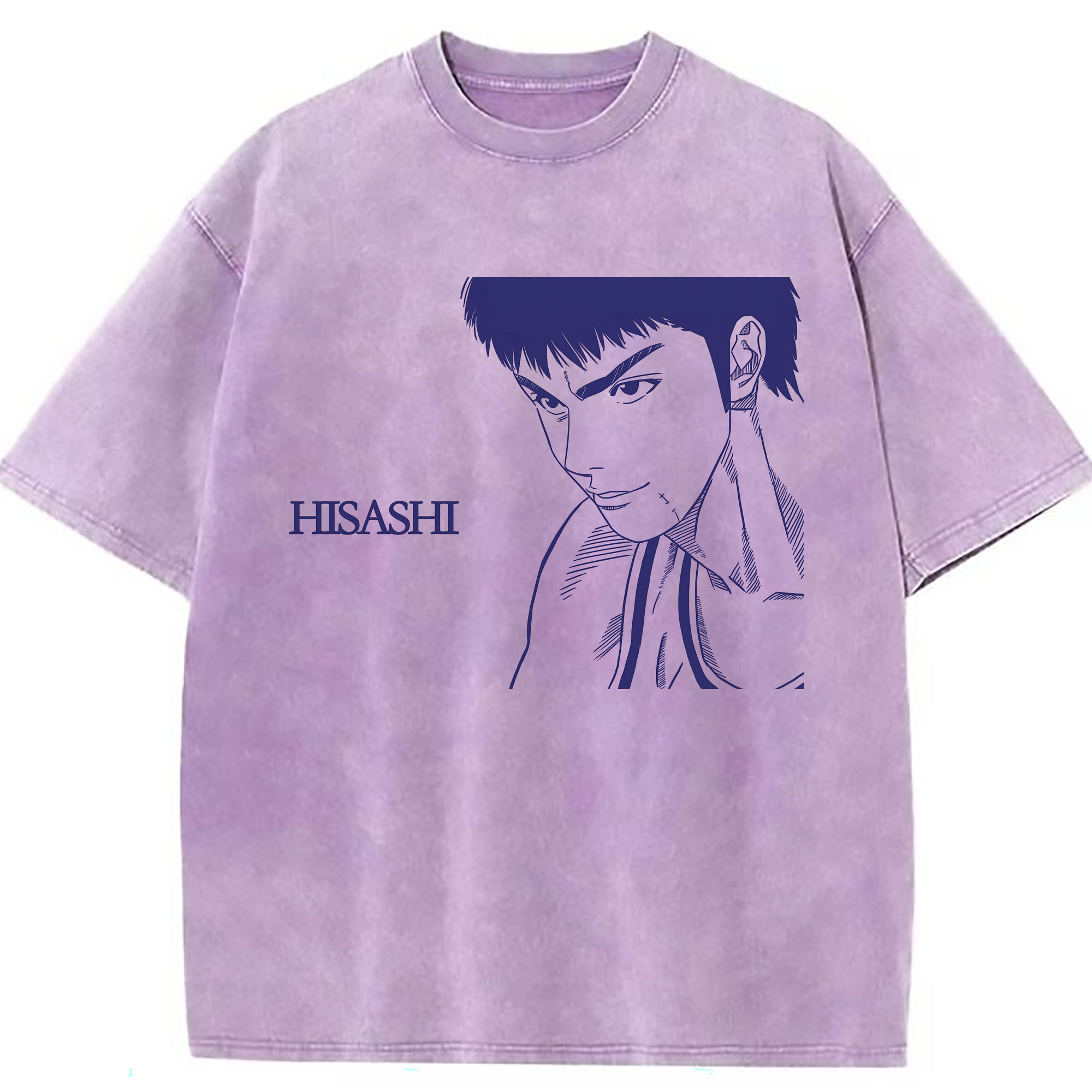 （画像用） SLAM DUNK／スラムダンク 綿100% ヴィンテージ風 半袖Tシャツ（フロントプリント）