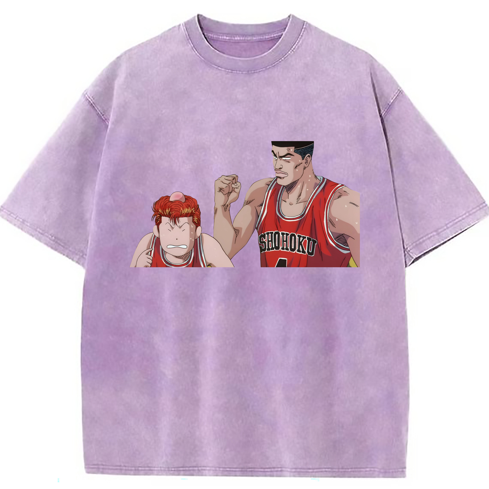 （画像用） SLAM DUNK／スラムダンク 綿100% ヴィンテージ風 半袖Tシャツ（フロントプリント）
