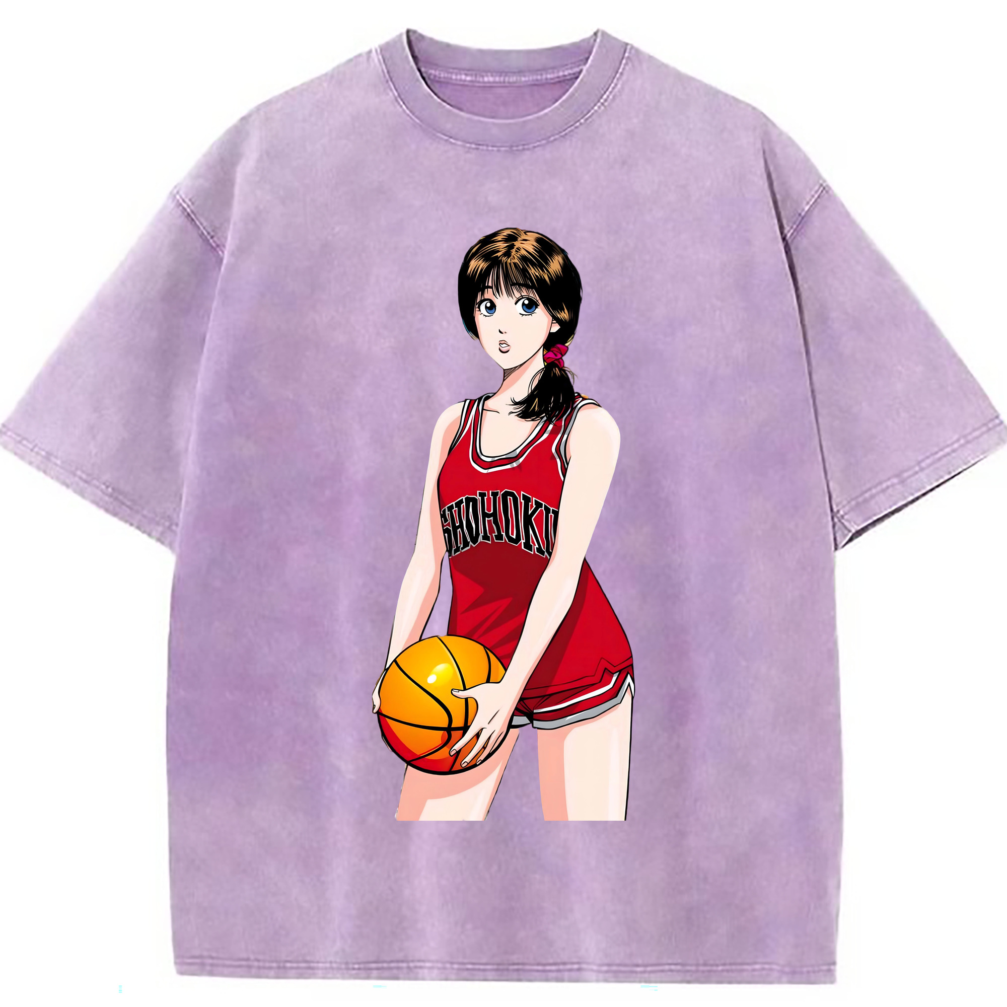 （画像用） SLAM DUNK／スラムダンク 綿100% ヴィンテージ風 半袖Tシャツ（フロントプリント）