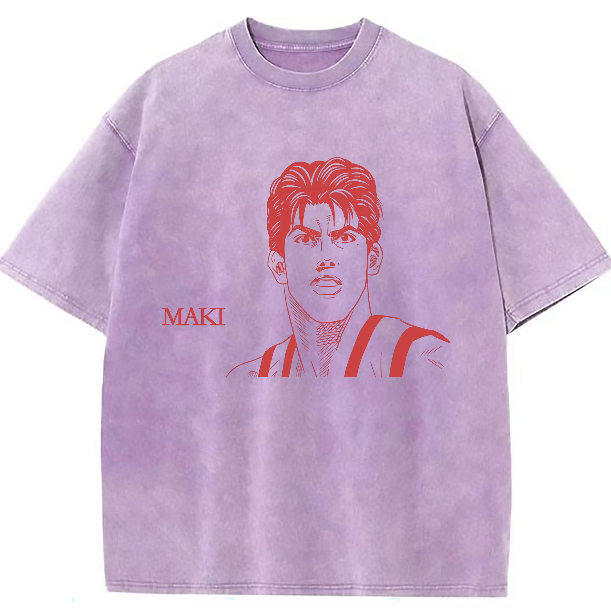 （画像用） SLAM DUNK／スラムダンク 綿100% ヴィンテージ風 半袖Tシャツ（フロントプリント）