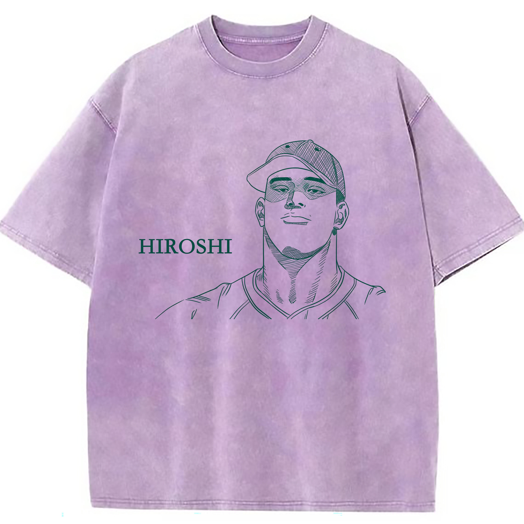 （画像用） SLAM DUNK／スラムダンク 綿100% ヴィンテージ風 半袖Tシャツ（フロントプリント）