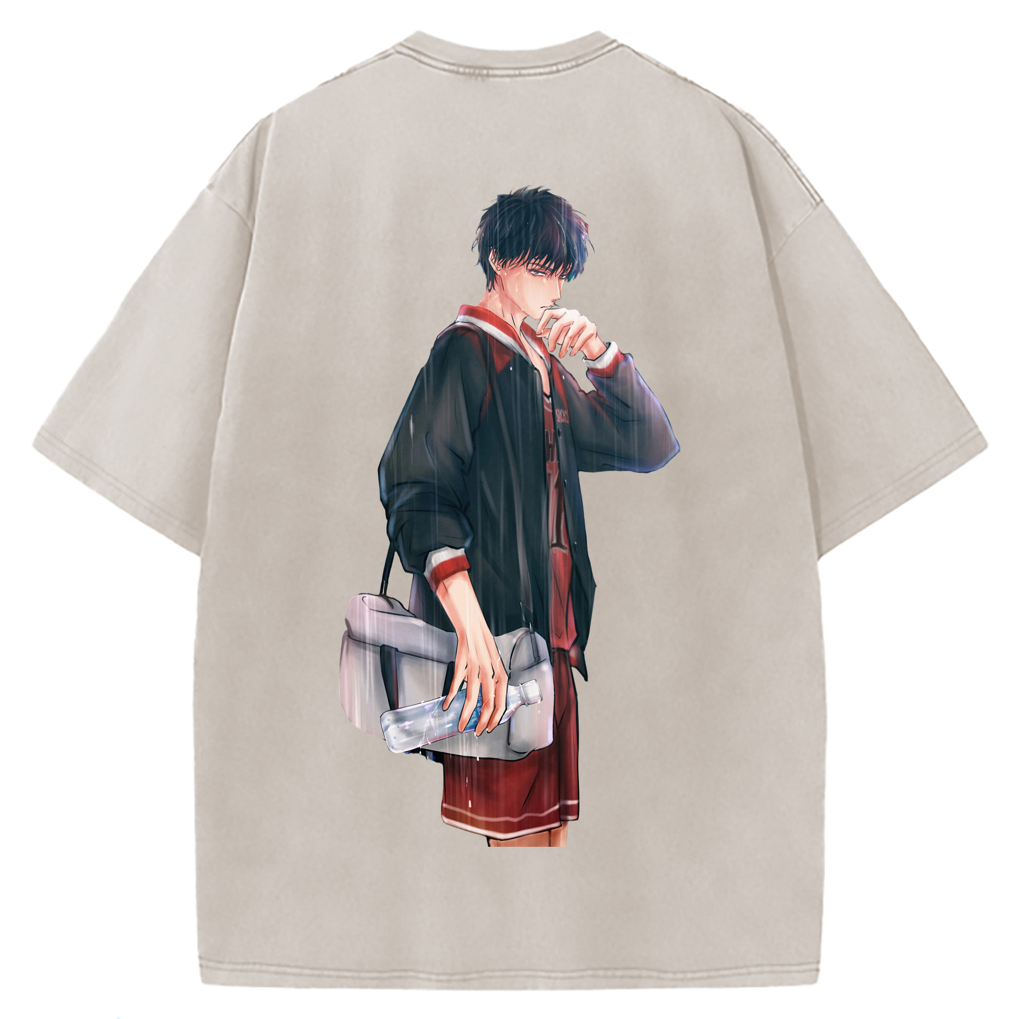 （画像用） SLAM DUNK／スラムダンク 綿100% ヴィンテージ風 半袖Tシャツ（背面プリント）
