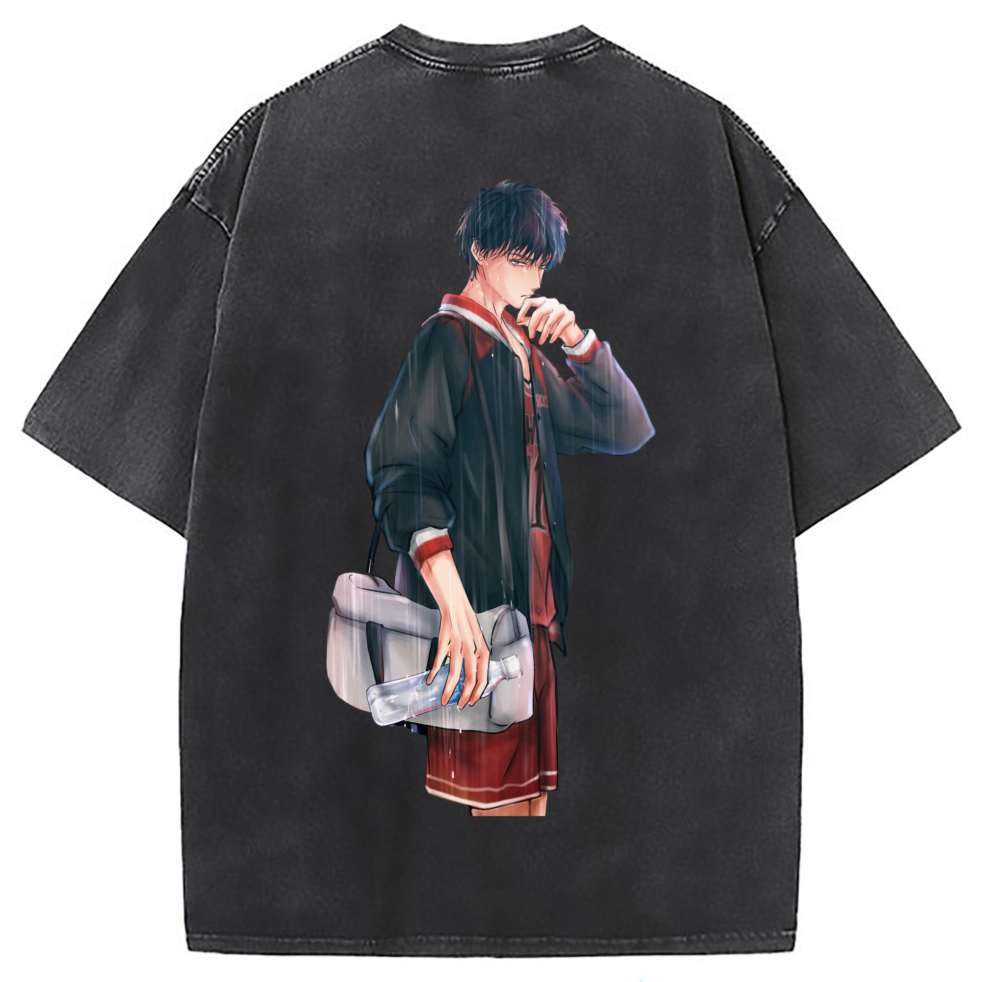 （画像用） SLAM DUNK／スラムダンク 綿100% ヴィンテージ風 半袖Tシャツ（背面プリント）