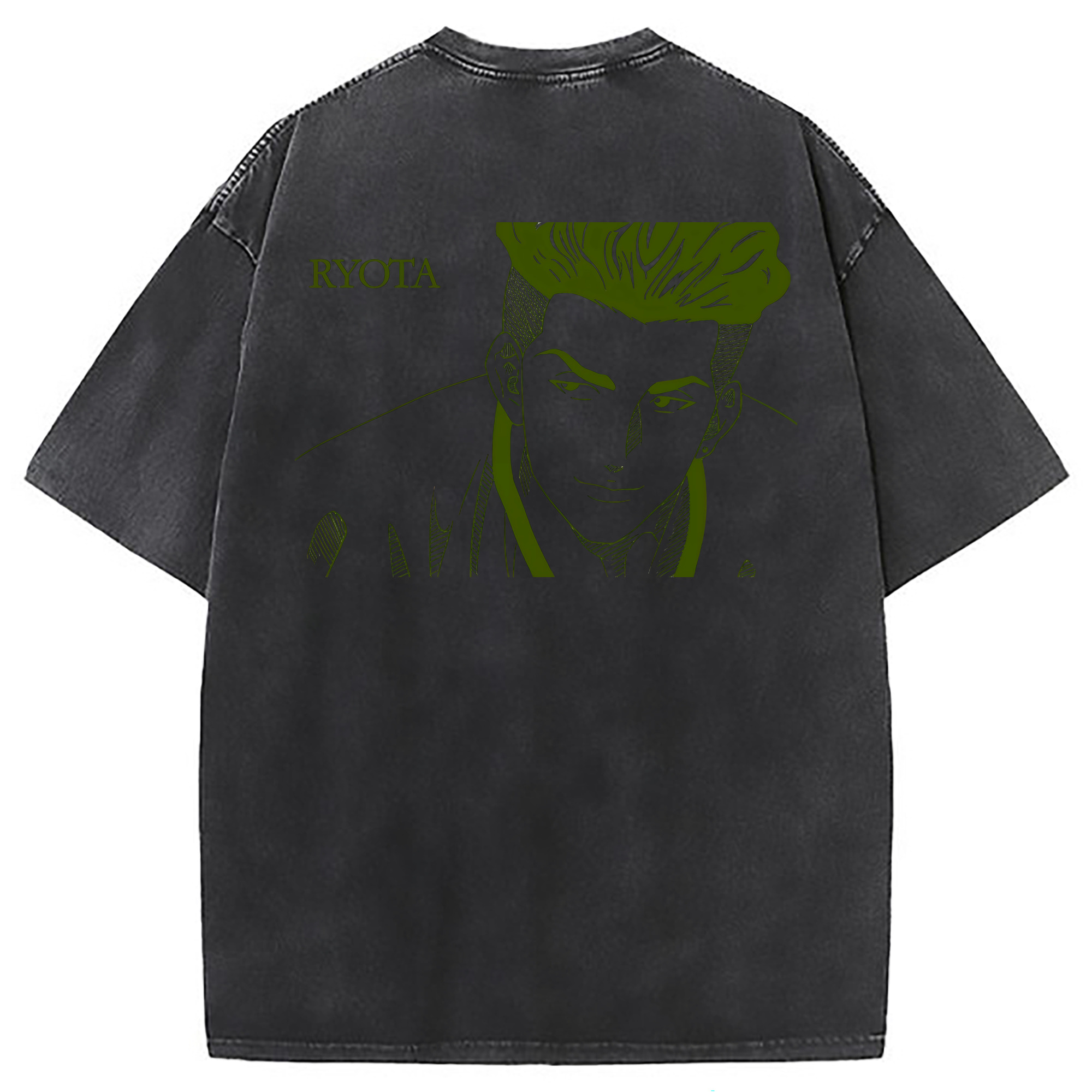 （画像用） SLAM DUNK／スラムダンク 綿100% ヴィンテージ風 半袖Tシャツ（背面プリント）