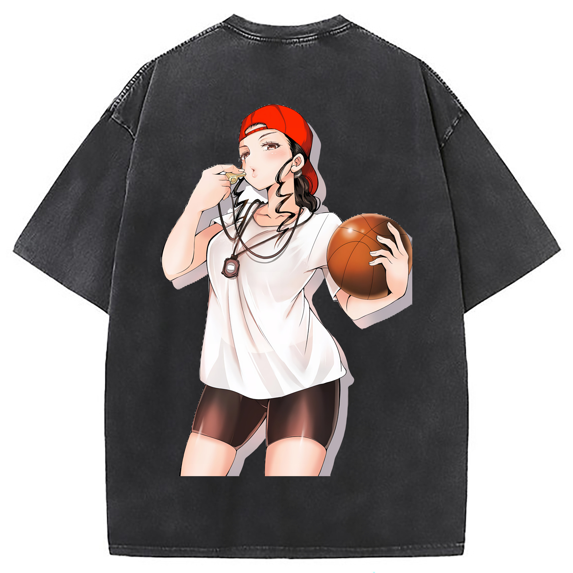 （画像用） SLAM DUNK／スラムダンク 綿100% ヴィンテージ風 半袖Tシャツ（背面プリント）