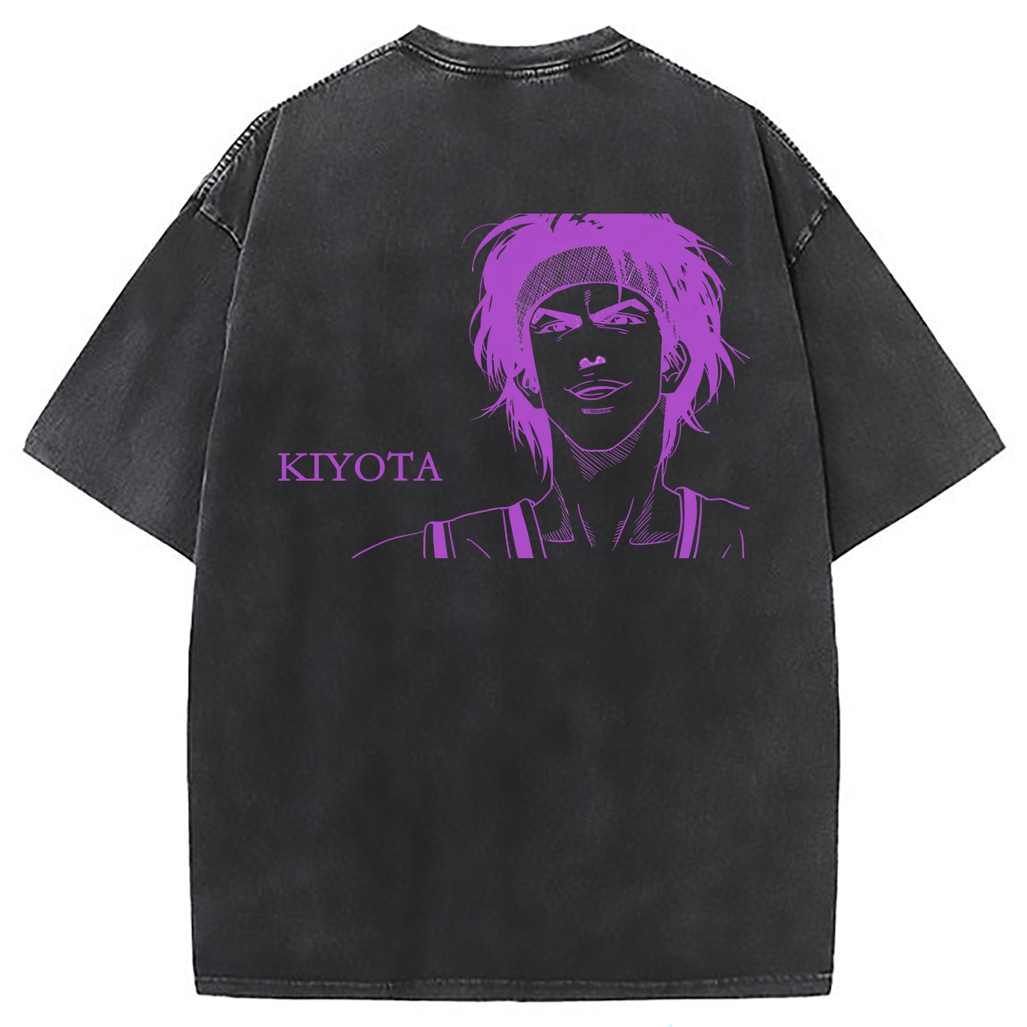 （画像用） SLAM DUNK／スラムダンク 綿100% ヴィンテージ風 半袖Tシャツ（背面プリント）
