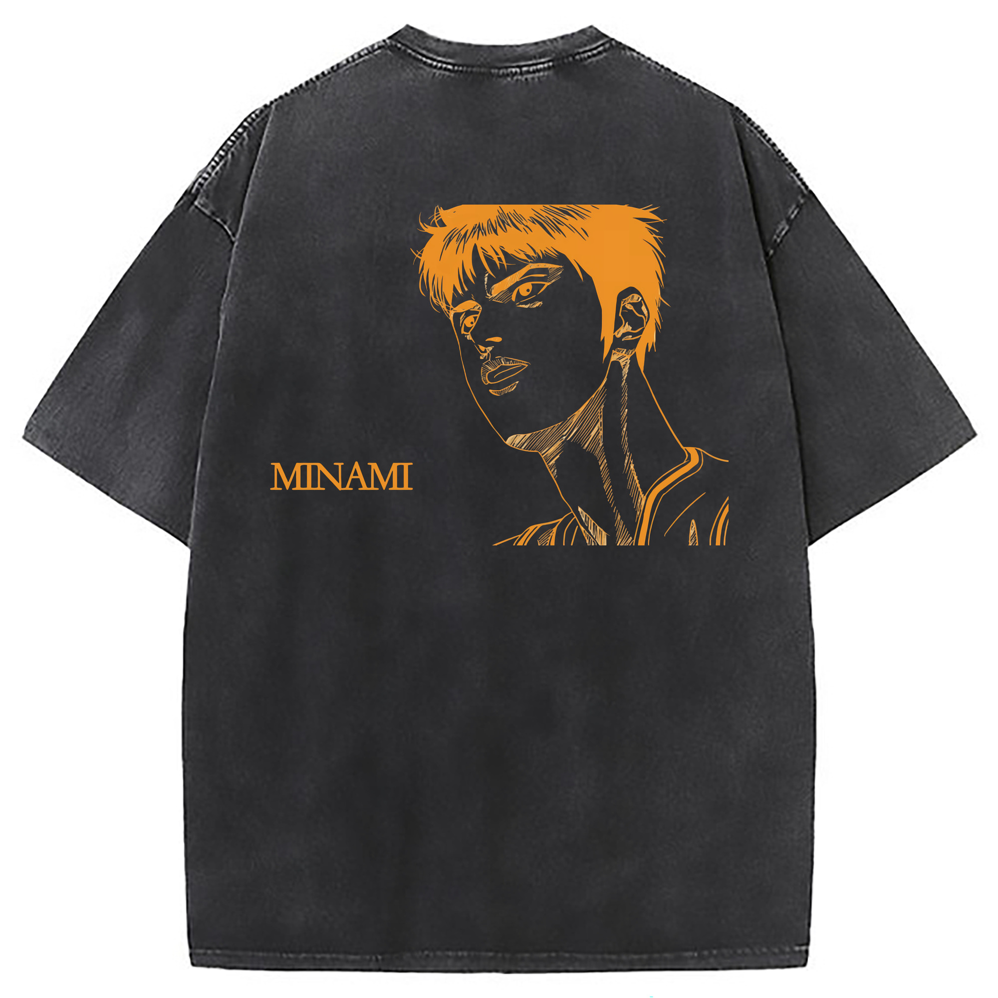 （画像用） SLAM DUNK／スラムダンク 綿100% ヴィンテージ風 半袖Tシャツ（背面プリント）