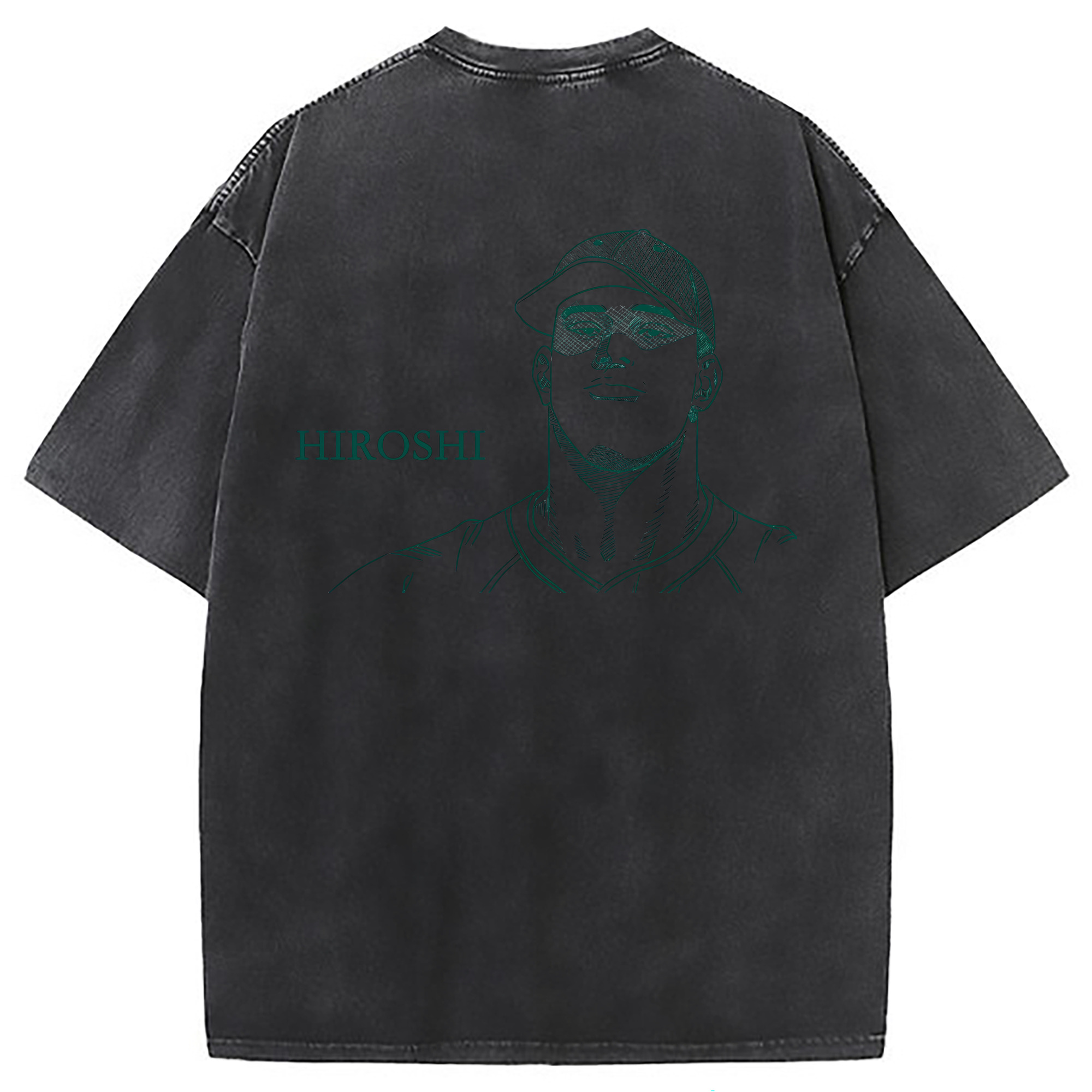 （画像用） SLAM DUNK／スラムダンク 綿100% ヴィンテージ風 半袖Tシャツ（背面プリント）
