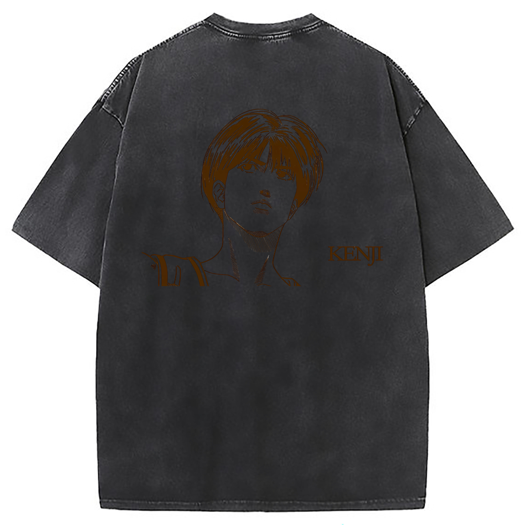 （画像用） SLAM DUNK／スラムダンク 綿100% ヴィンテージ風 半袖Tシャツ（背面プリント）