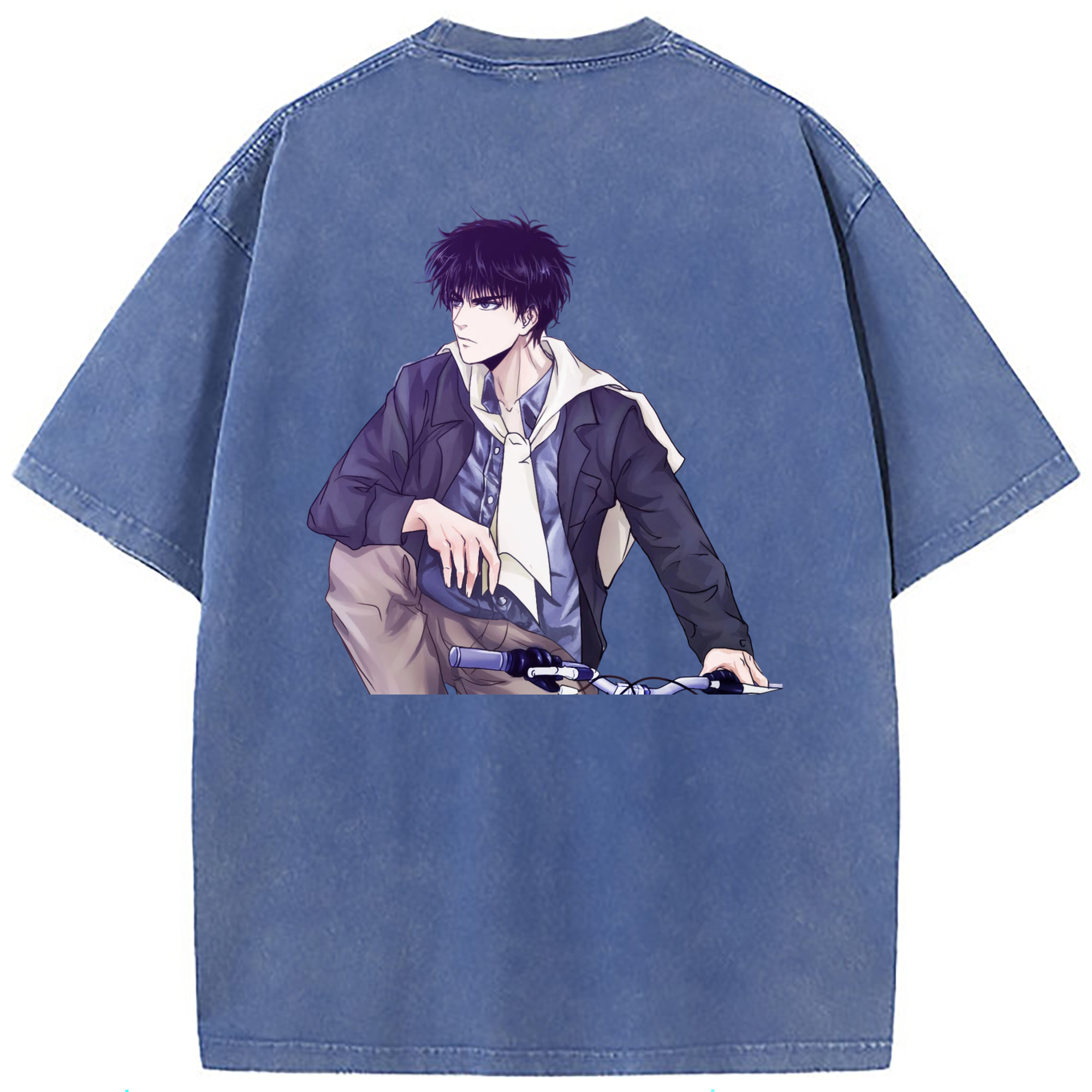 （画像用） SLAM DUNK／スラムダンク 綿100% ヴィンテージ風 半袖Tシャツ（背面プリント）
