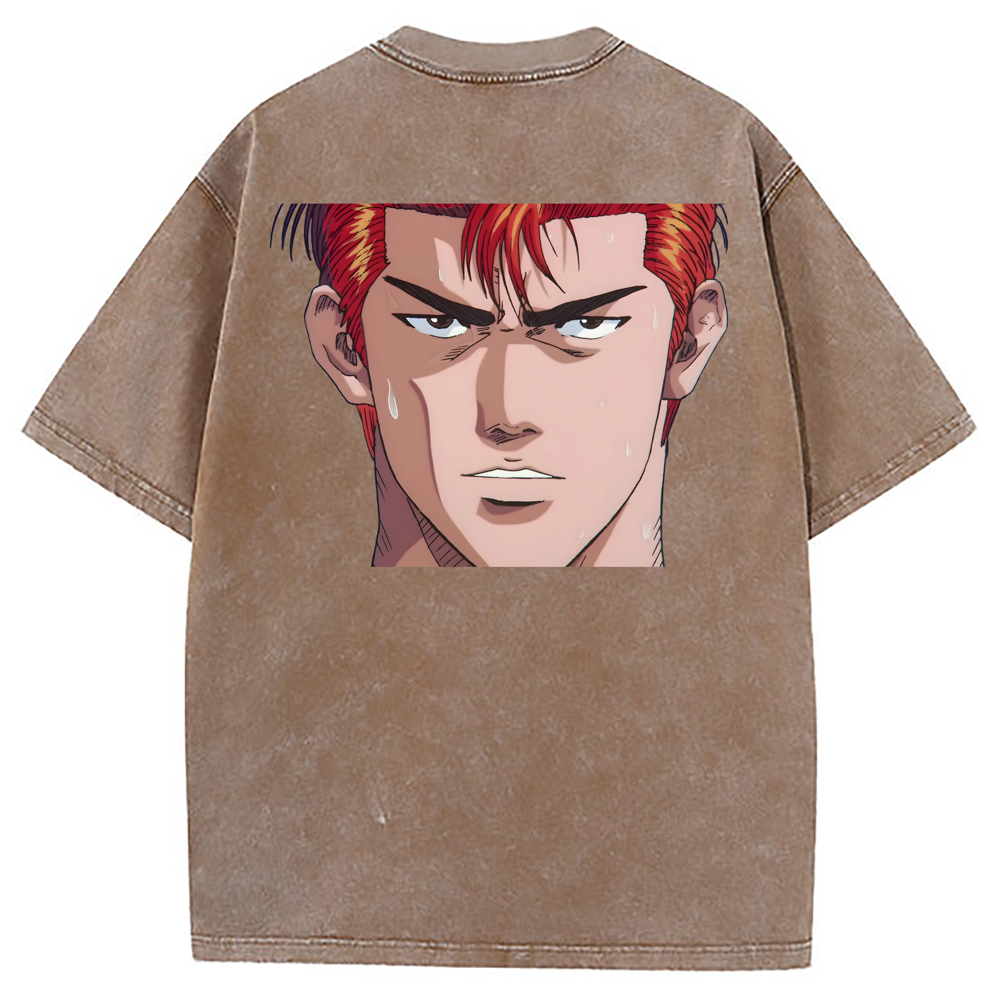 （画像用） SLAM DUNK／スラムダンク 綿100% ヴィンテージ風 半袖Tシャツ（背面プリント）