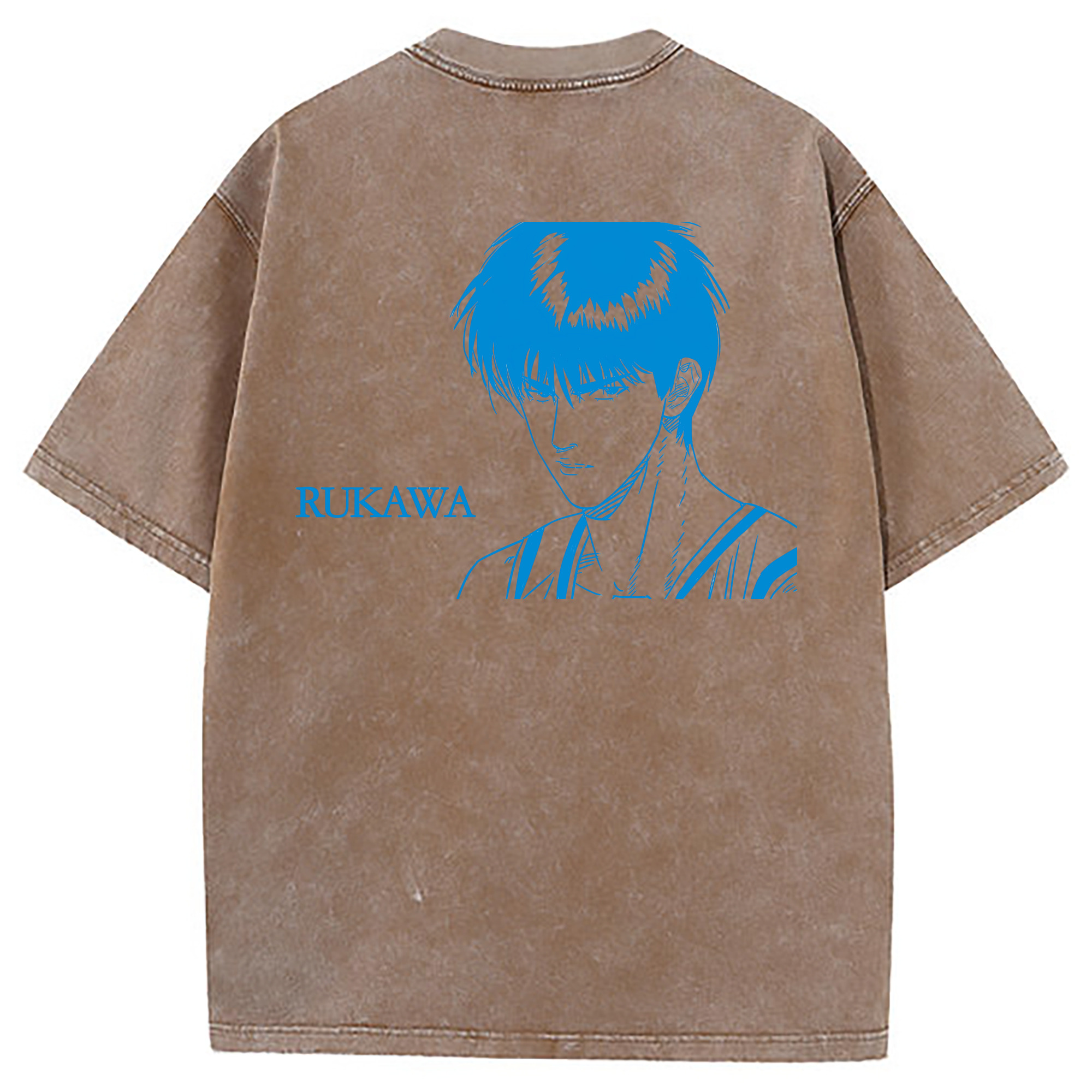 （画像用） SLAM DUNK／スラムダンク 綿100% ヴィンテージ風 半袖Tシャツ（背面プリント）