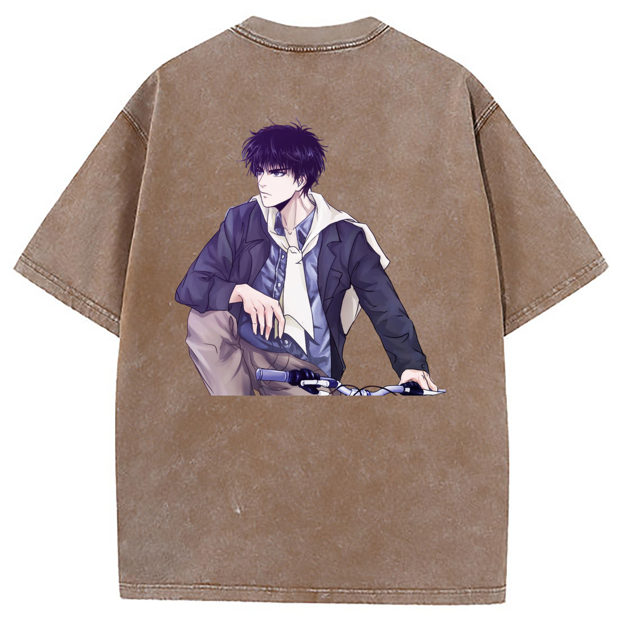 （画像用） SLAM DUNK／スラムダンク 綿100% ヴィンテージ風 半袖Tシャツ（背面プリント）