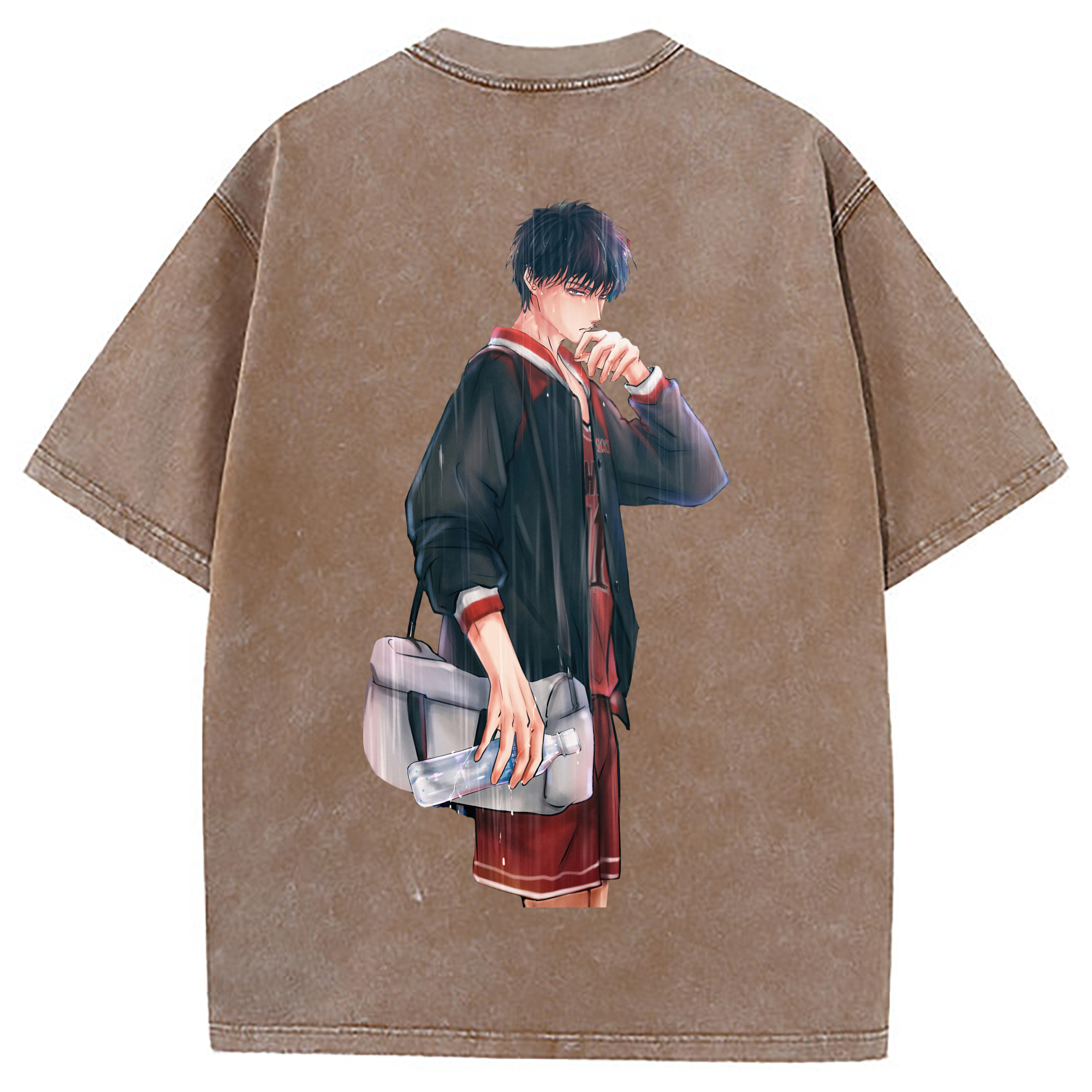 （画像用） SLAM DUNK／スラムダンク 綿100% ヴィンテージ風 半袖Tシャツ（背面プリント）