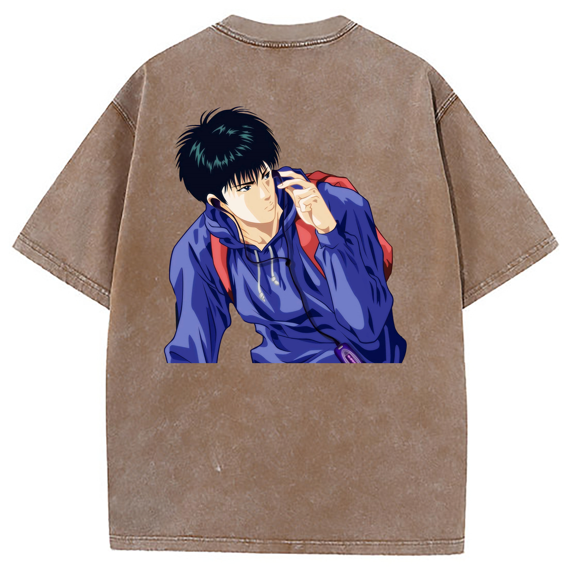 （画像用） SLAM DUNK／スラムダンク 綿100% ヴィンテージ風 半袖Tシャツ（背面プリント）