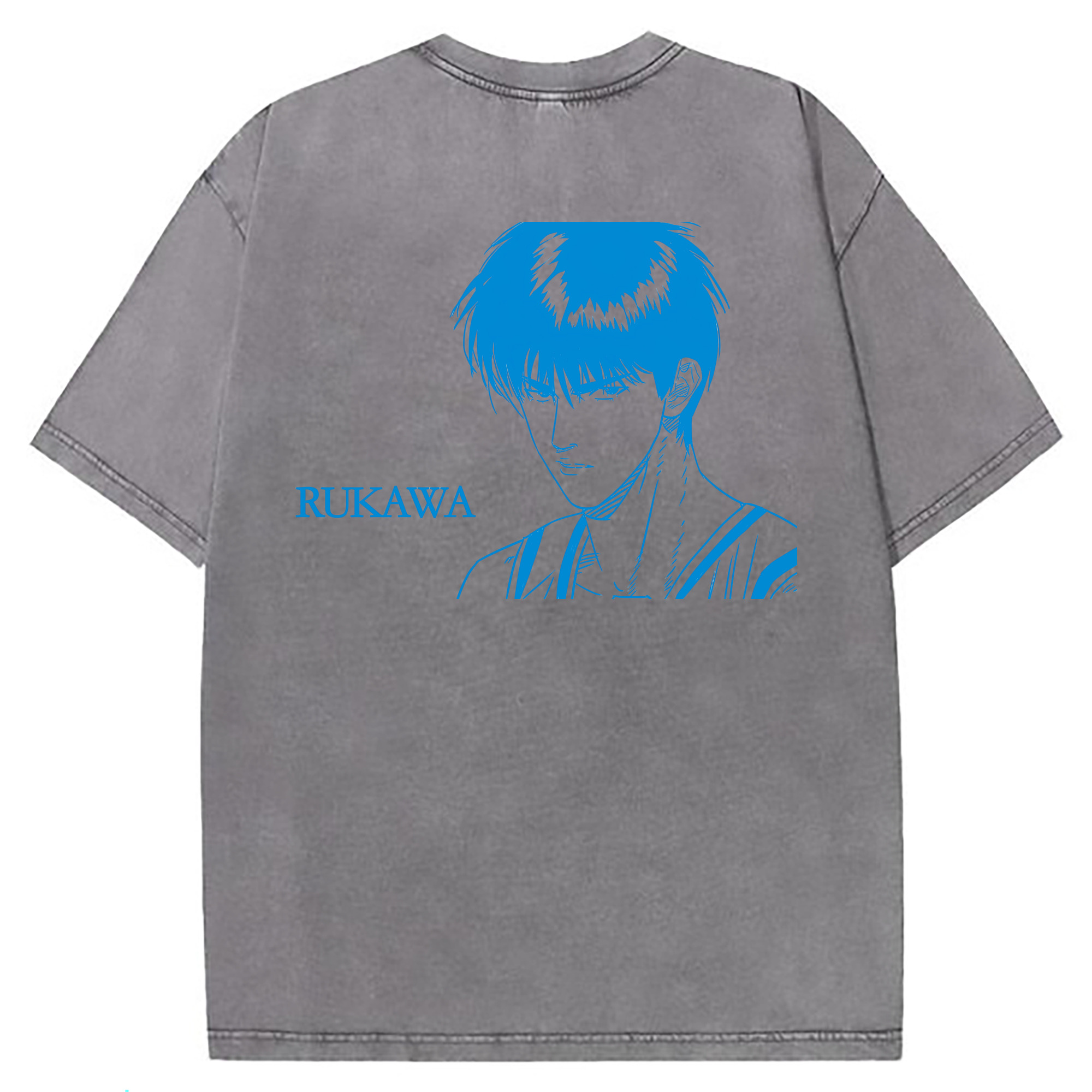 （画像用） SLAM DUNK／スラムダンク 綿100% ヴィンテージ風 半袖Tシャツ（背面プリント）