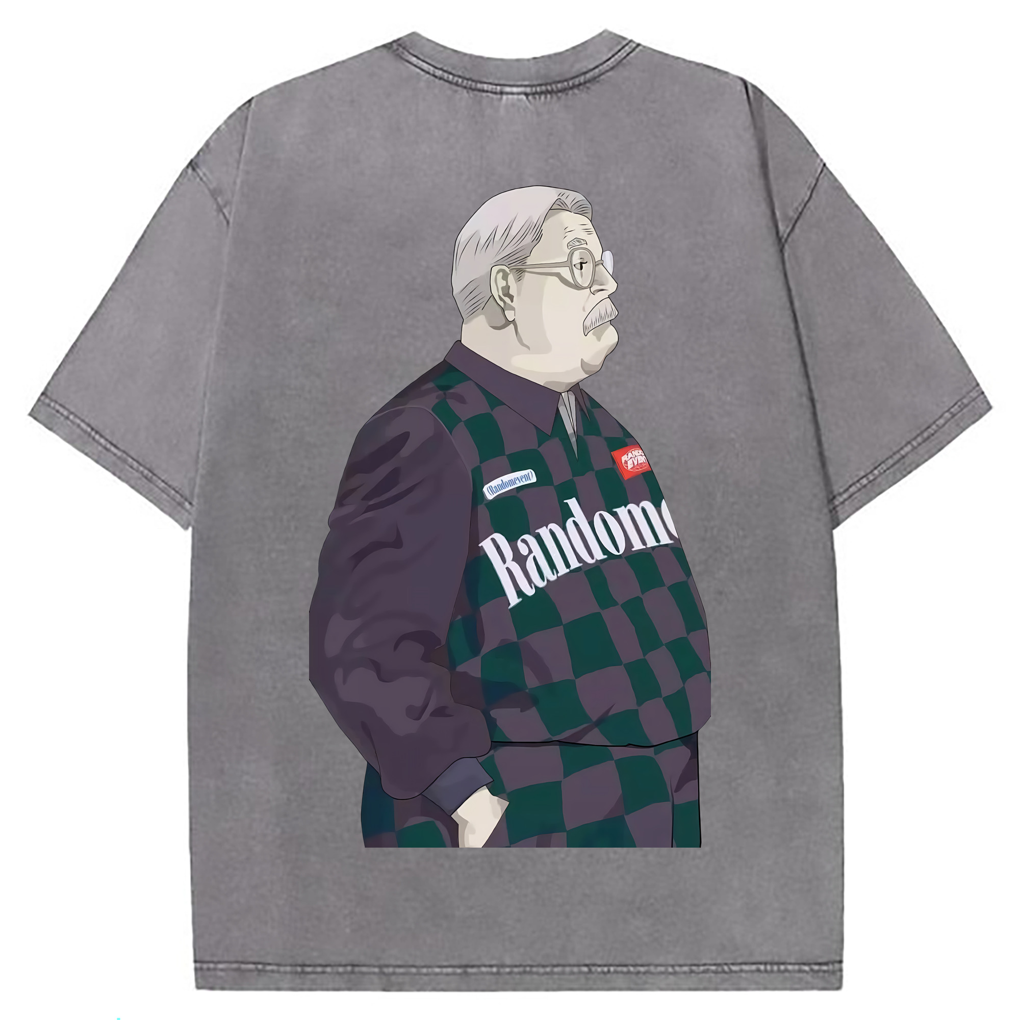 （画像用） SLAM DUNK／スラムダンク 綿100% ヴィンテージ風 半袖Tシャツ（背面プリント）