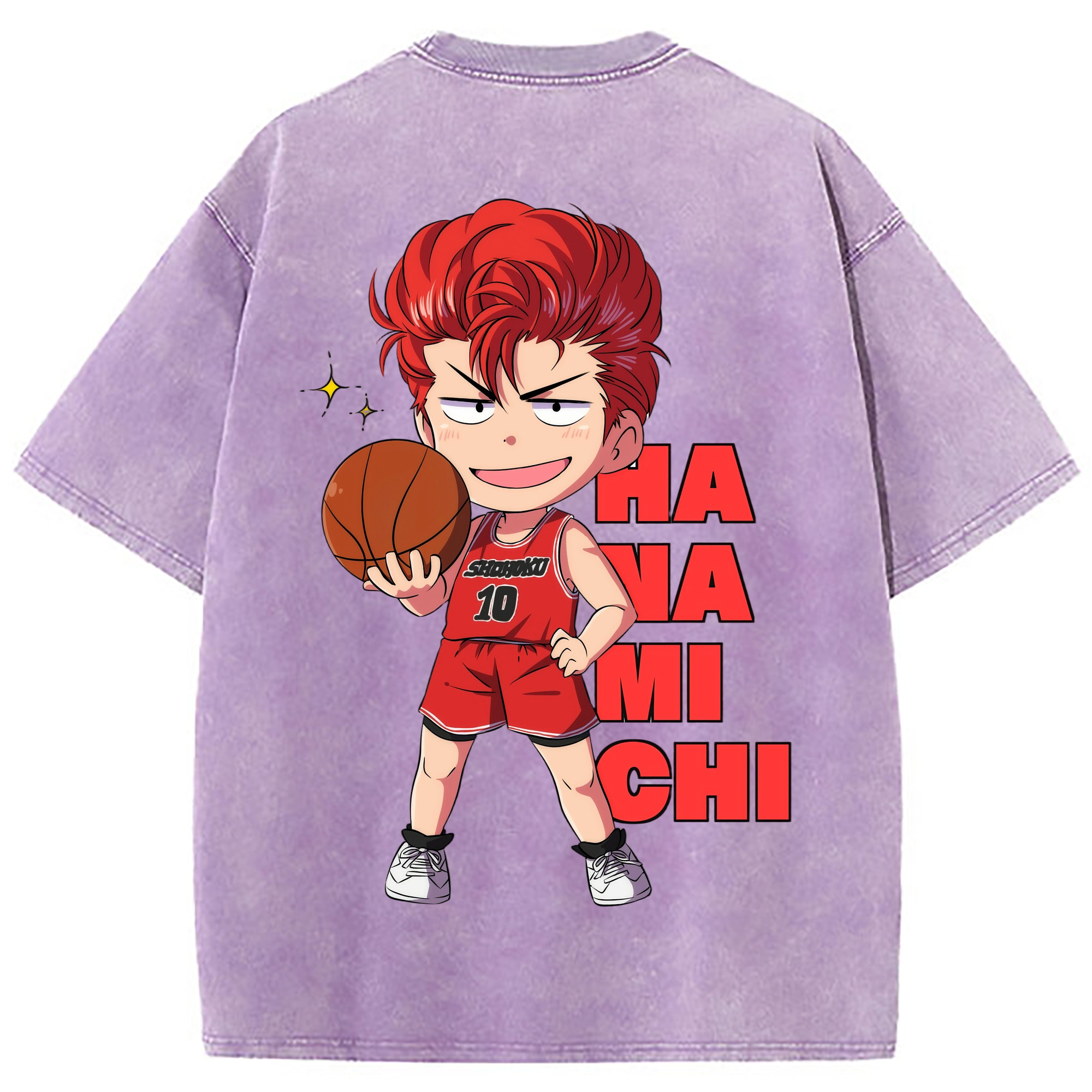 （画像用） SLAM DUNK／スラムダンク 綿100% ヴィンテージ風 半袖Tシャツ（背面プリント）