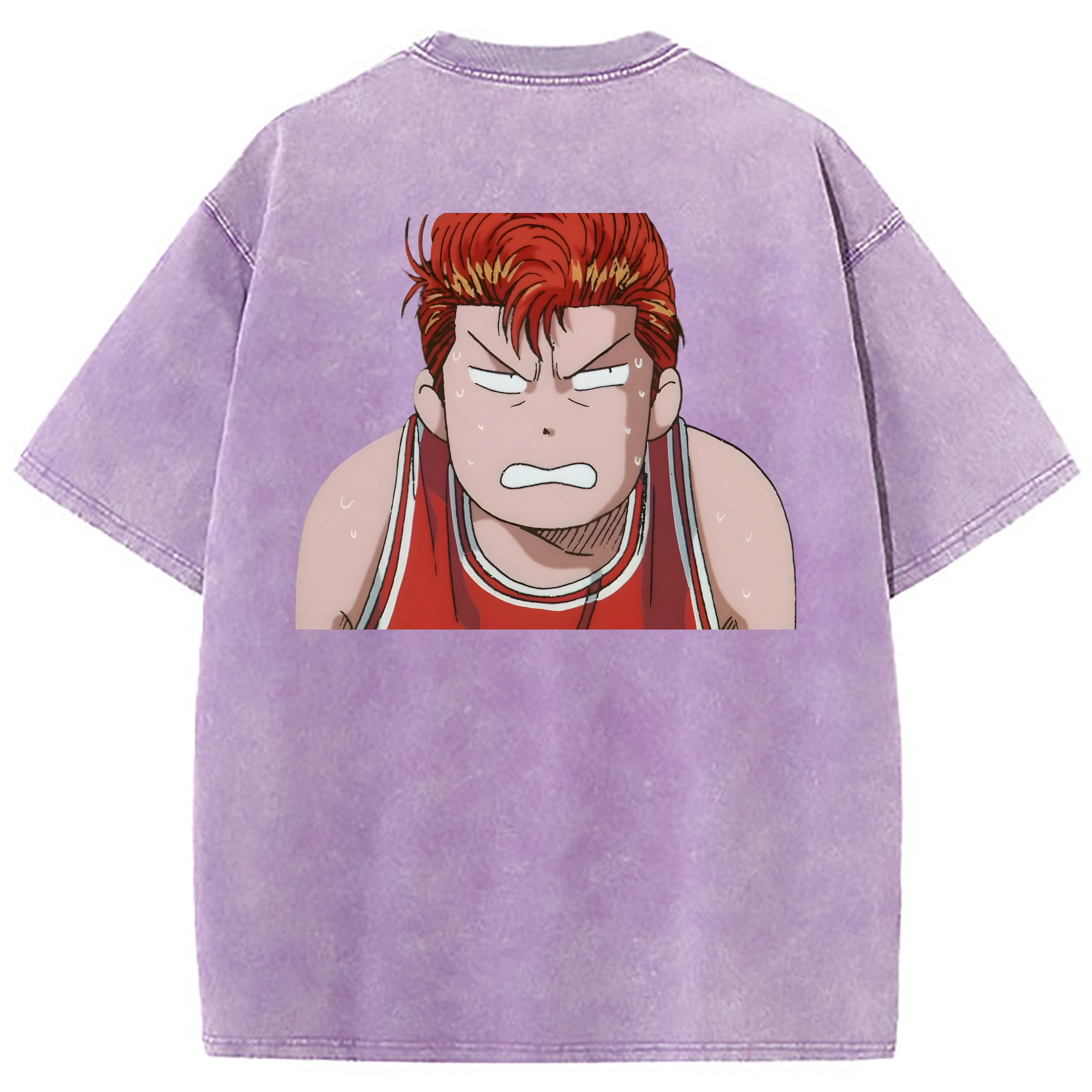 （画像用） SLAM DUNK／スラムダンク 綿100% ヴィンテージ風 半袖Tシャツ（背面プリント）