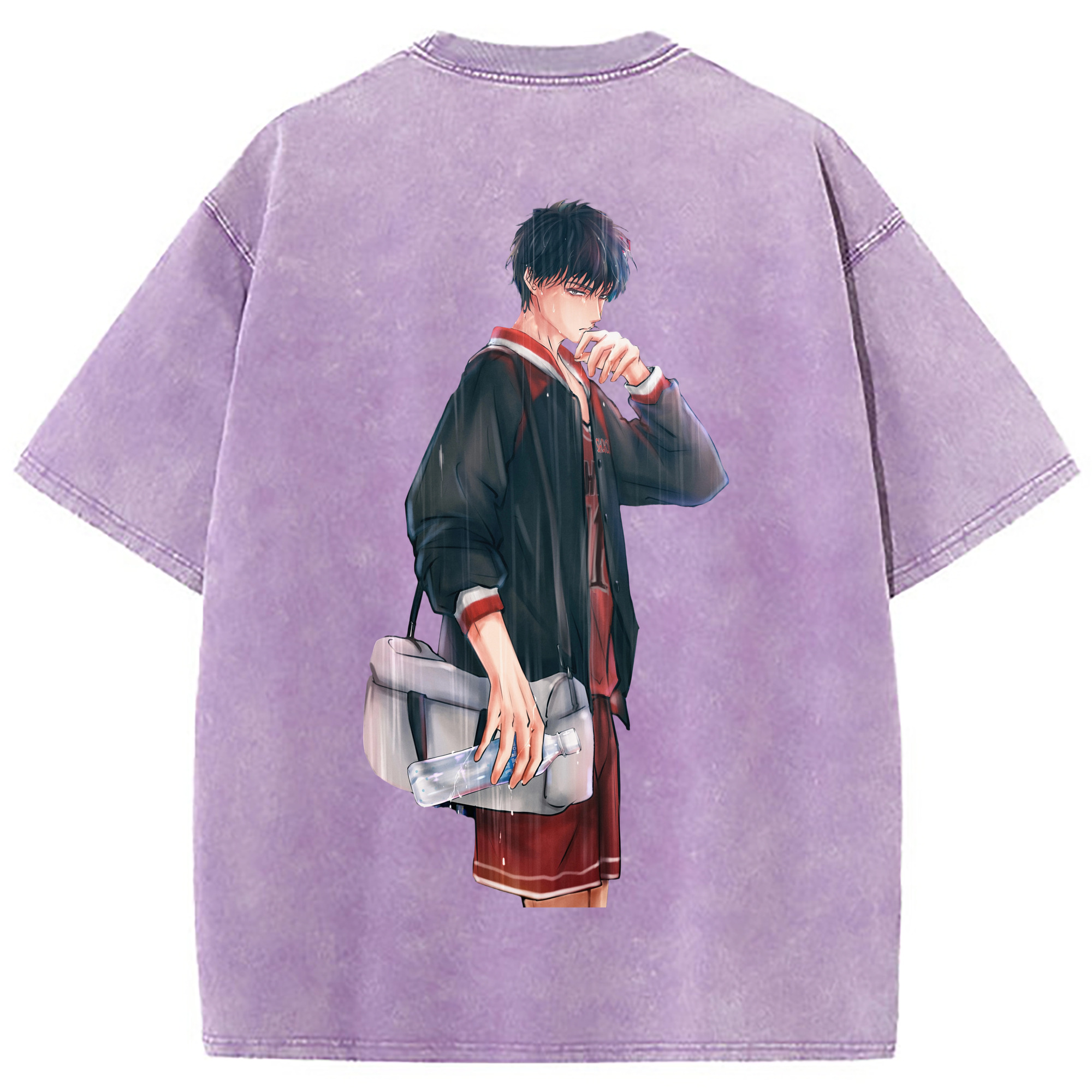 （画像用） SLAM DUNK／スラムダンク 綿100% ヴィンテージ風 半袖Tシャツ（背面プリント）
