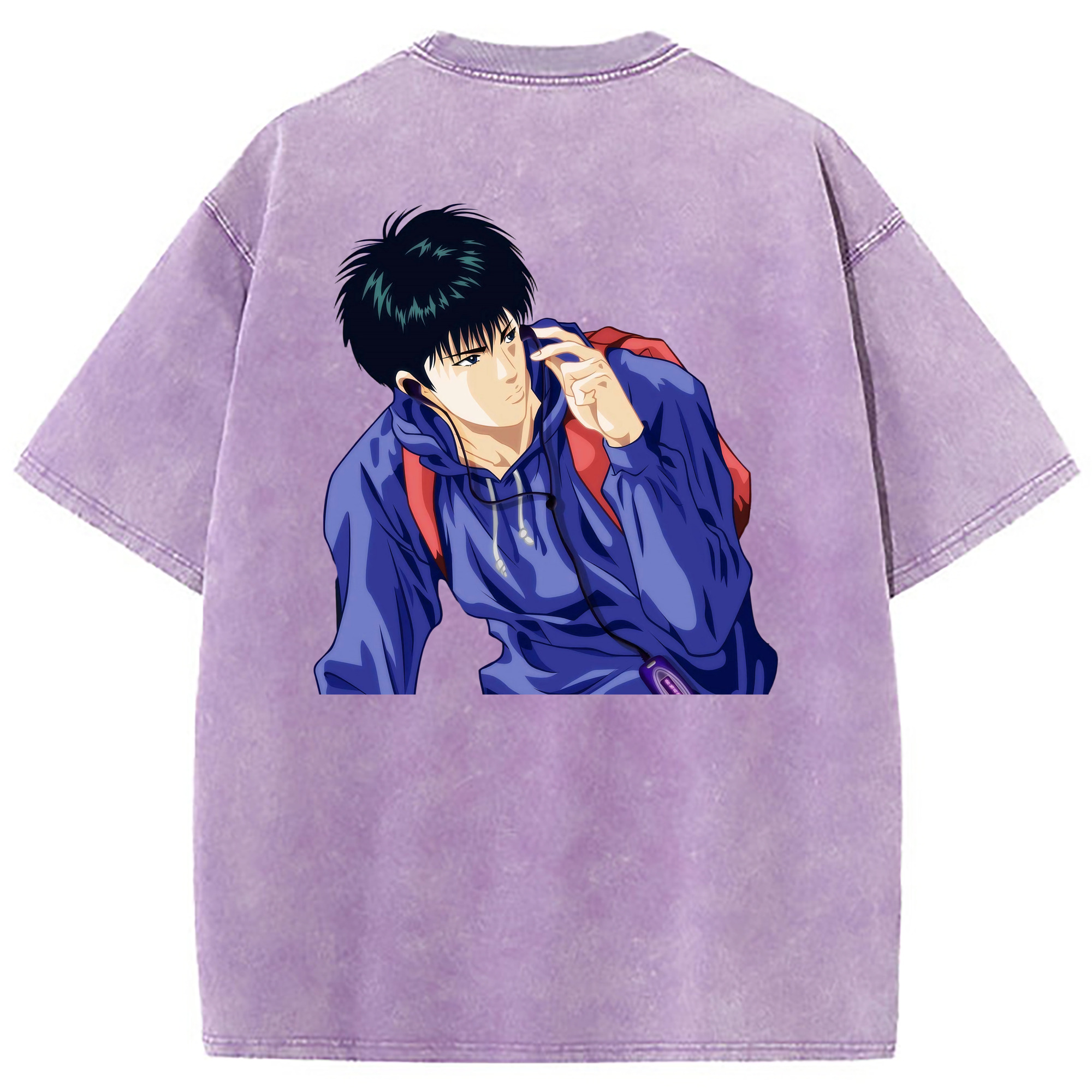 （画像用） SLAM DUNK／スラムダンク 綿100% ヴィンテージ風 半袖Tシャツ（背面プリント）