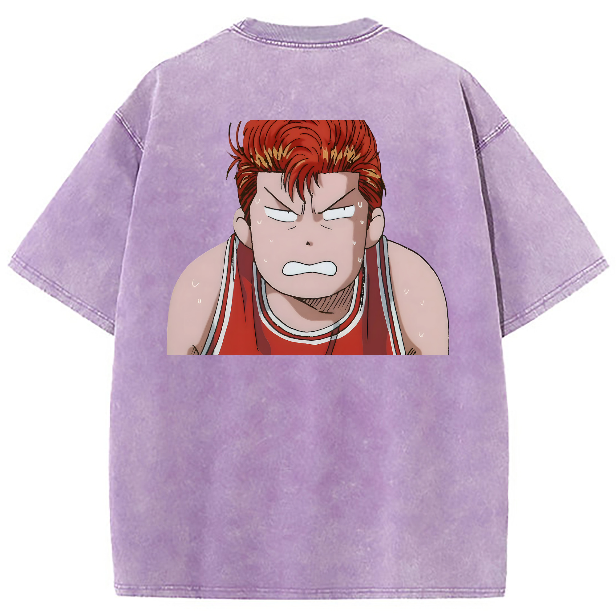 （画像用） SLAM DUNK／スラムダンク 綿100% ヴィンテージ風 半袖Tシャツ（背面プリント）