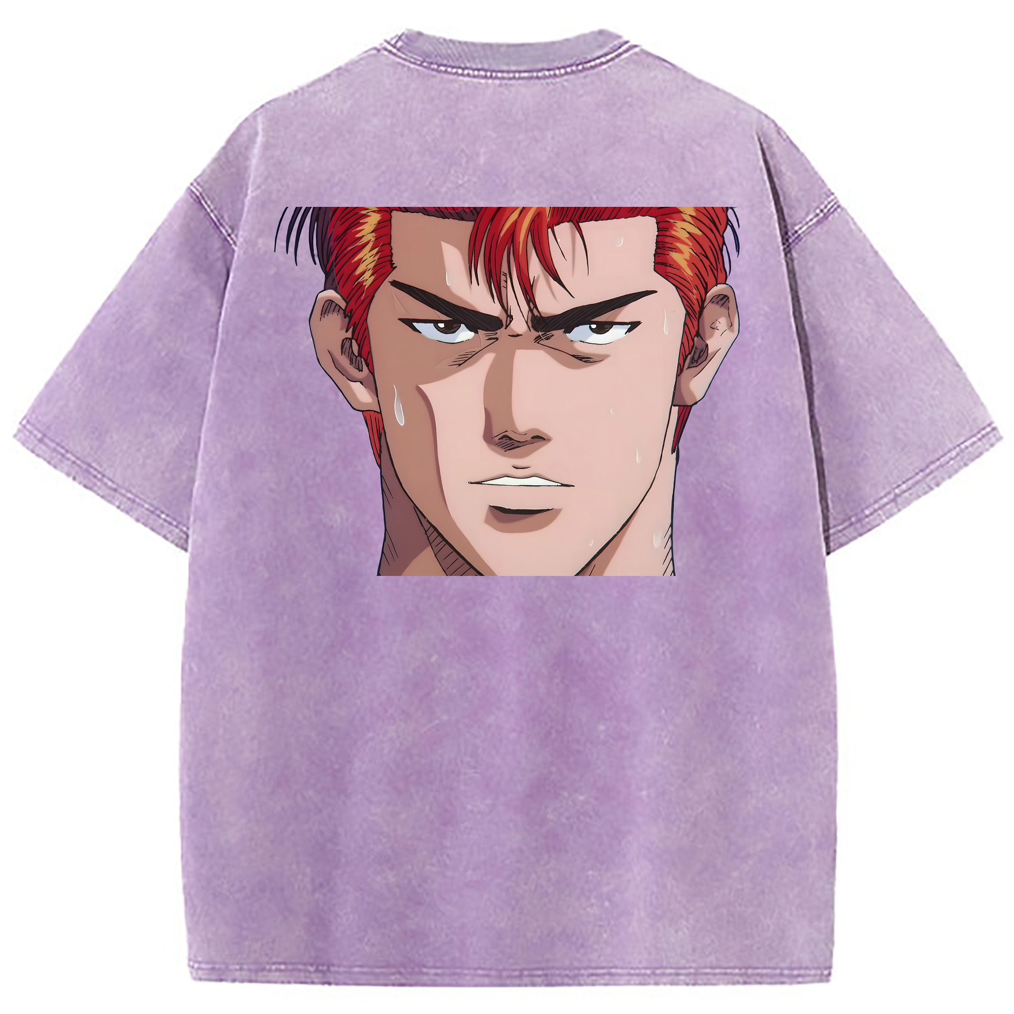 （画像用） SLAM DUNK／スラムダンク 綿100% ヴィンテージ風 半袖Tシャツ（背面プリント）