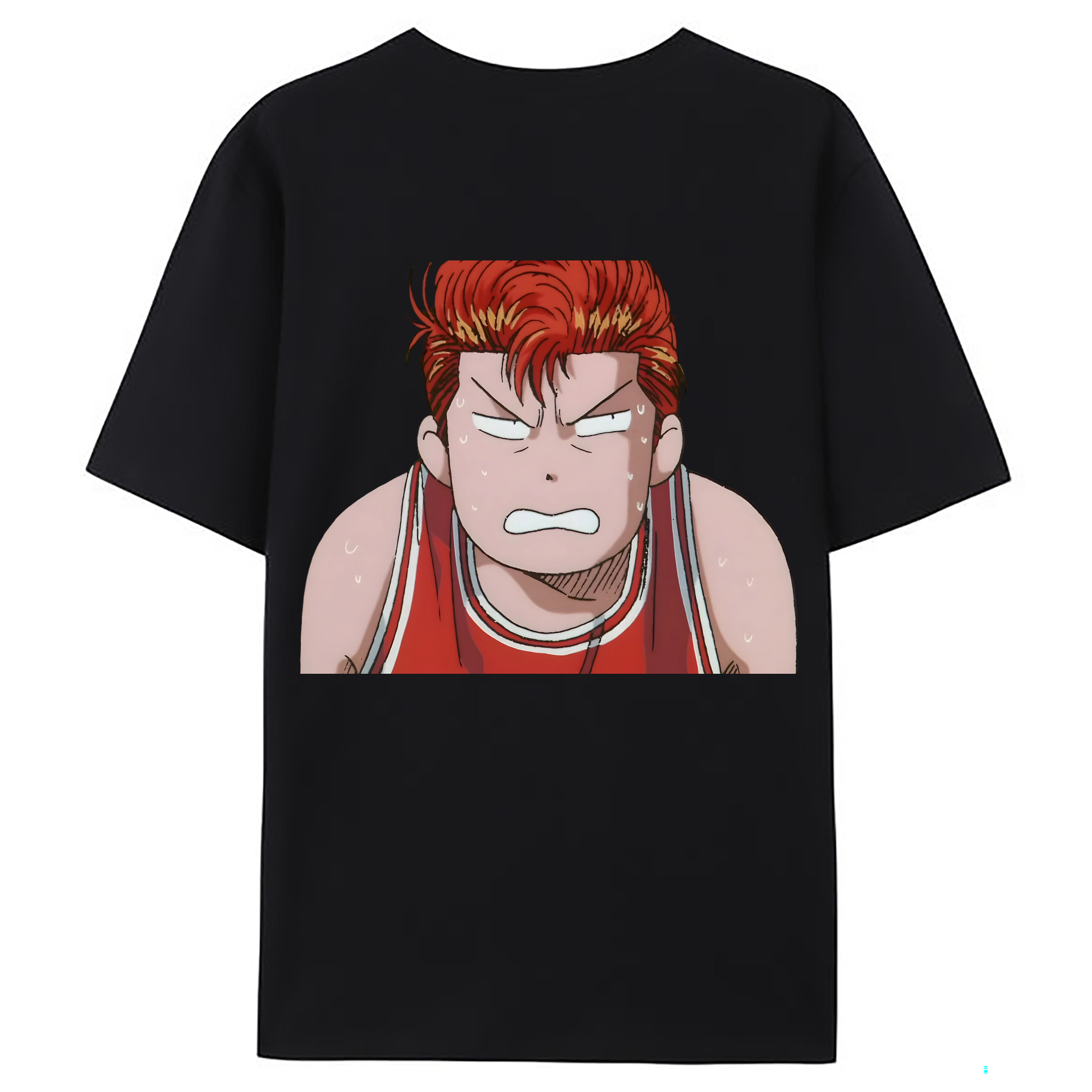 （画像用） SLAM DUNK／スラムダンク 綿100％ メンズ半袖Tシャツ（バックプリント） 通気性