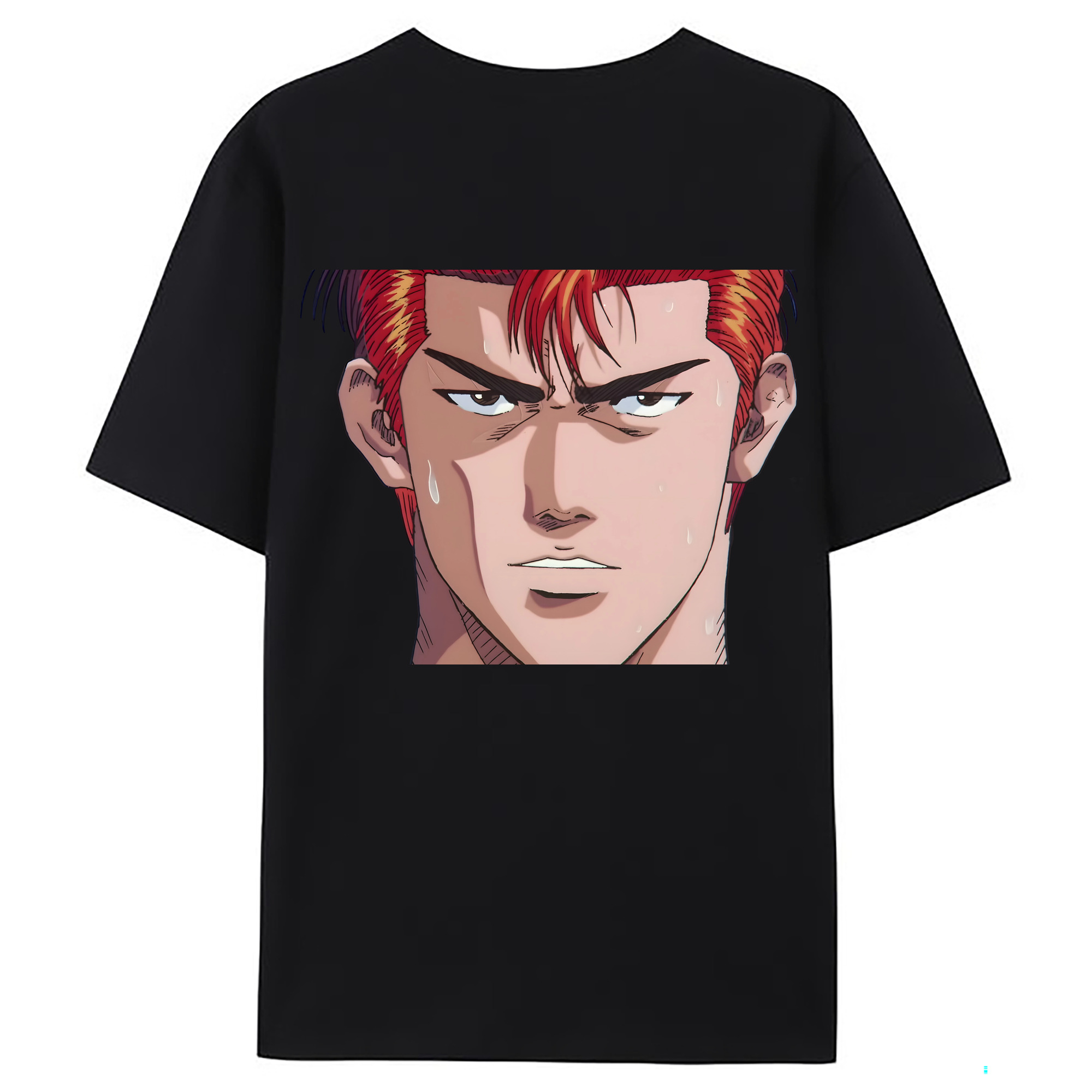 （画像用） SLAM DUNK／スラムダンク 綿100％ メンズ半袖Tシャツ（バックプリント） 通気性