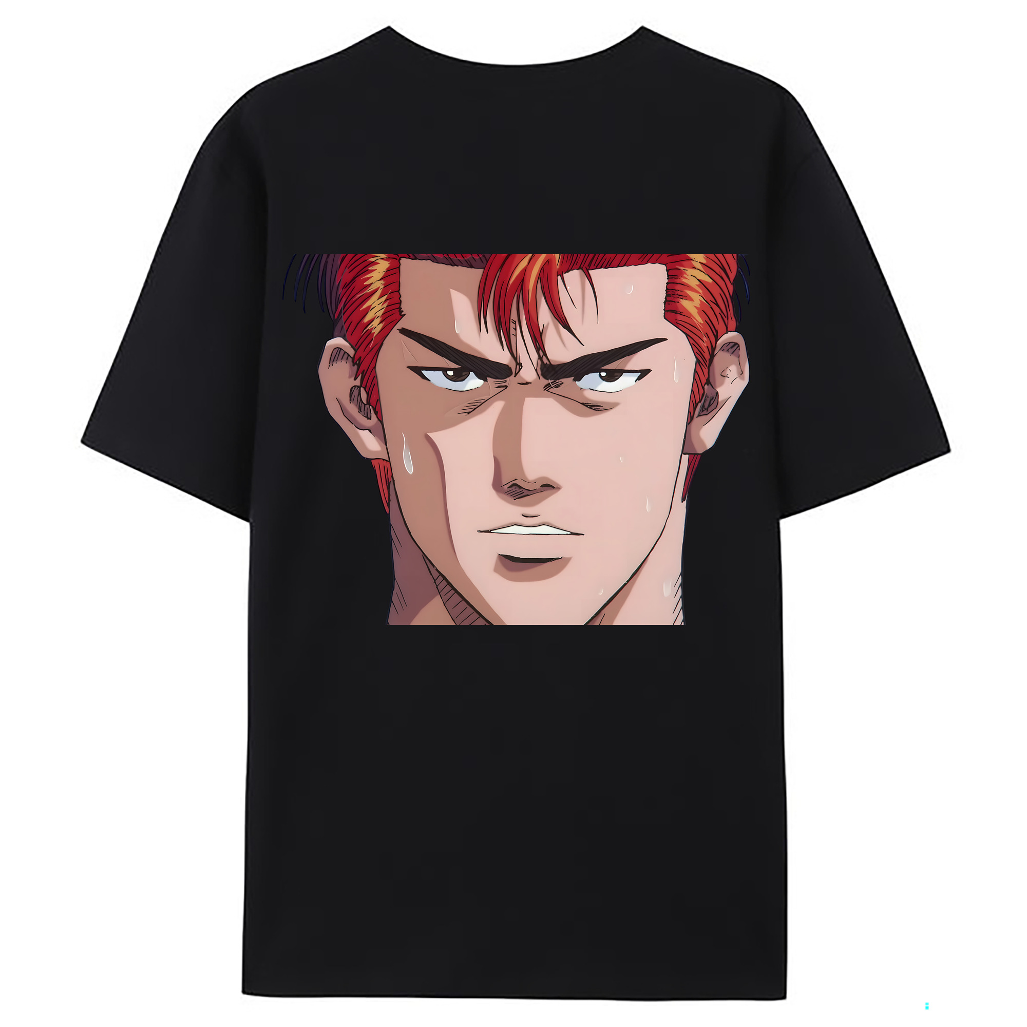 （画像用） SLAM DUNK／スラムダンク 綿100％ メンズ半袖Tシャツ（バックプリント） 通気性