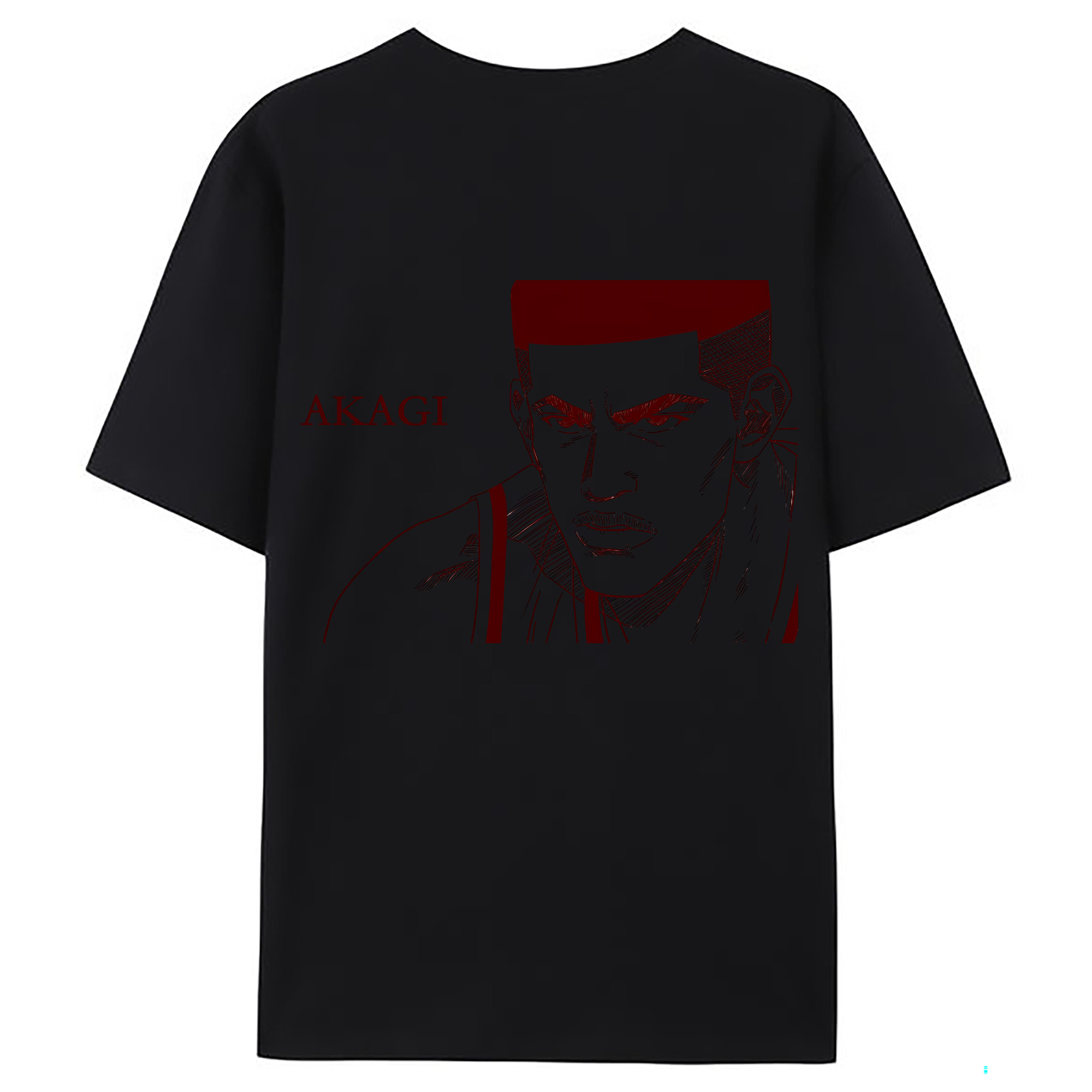 （画像用） SLAM DUNK／スラムダンク 綿100％ メンズ半袖Tシャツ（バックプリント） 通気性