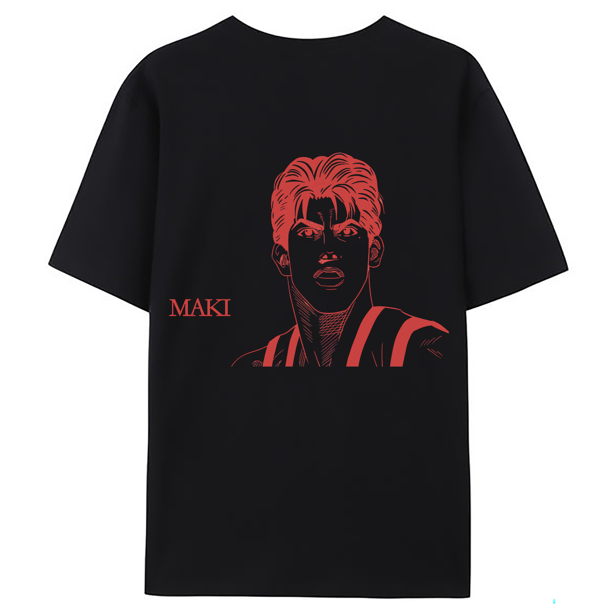 （画像用） SLAM DUNK／スラムダンク 綿100％ メンズ半袖Tシャツ（バックプリント） 通気性