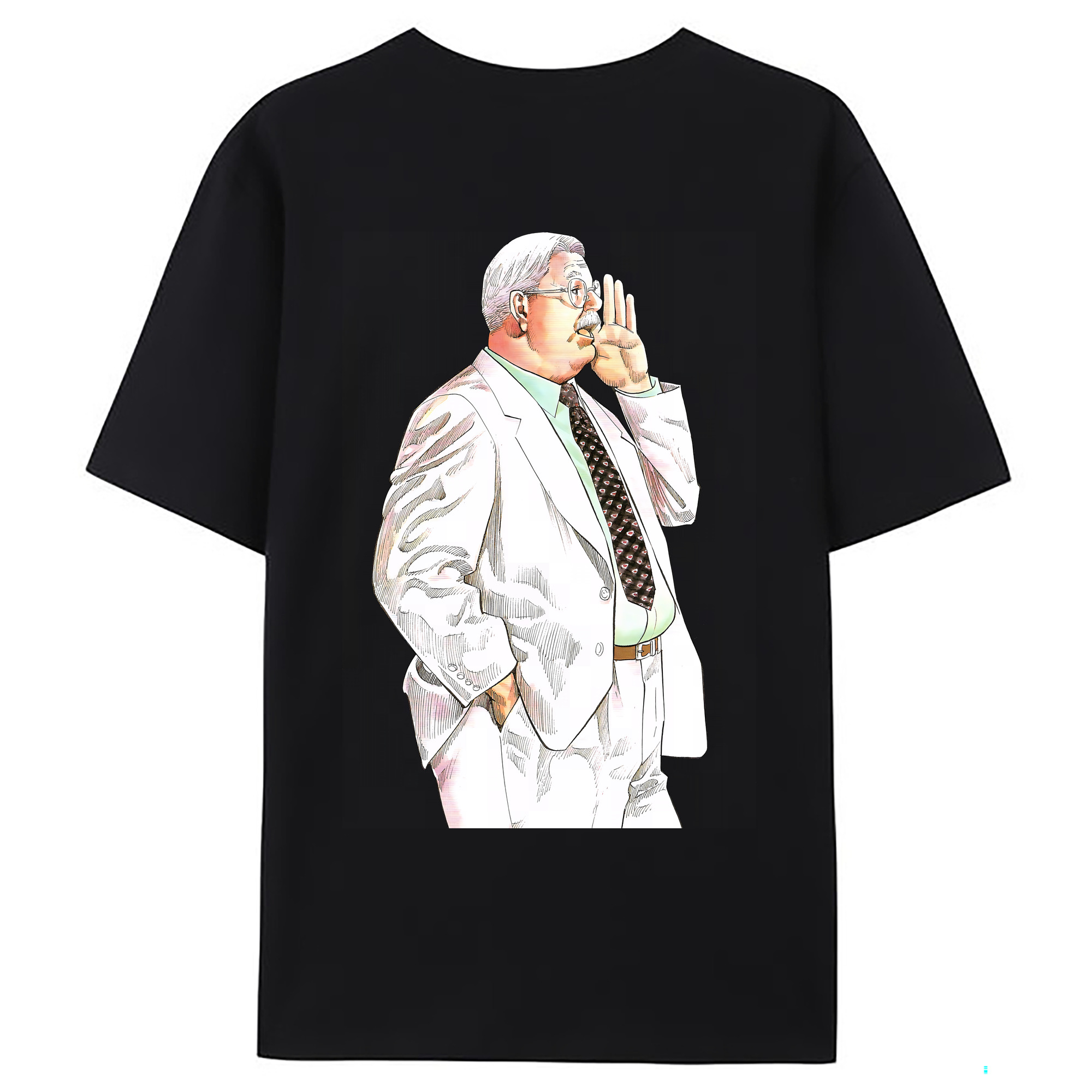 （画像用） SLAM DUNK／スラムダンク 綿100％ メンズ半袖Tシャツ（バックプリント） 通気性