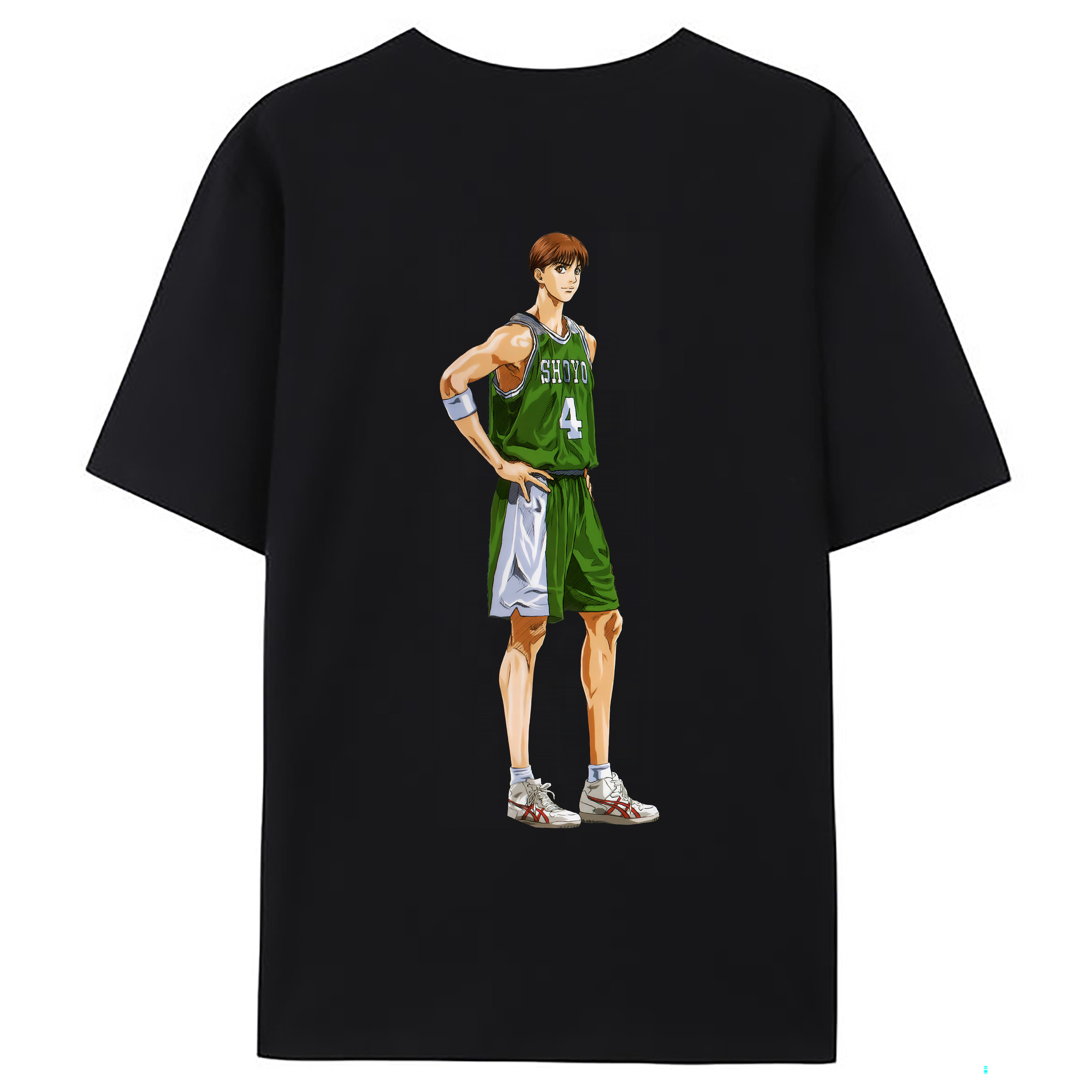 （画像用） SLAM DUNK／スラムダンク 綿100％ メンズ半袖Tシャツ（バックプリント） 通気性
