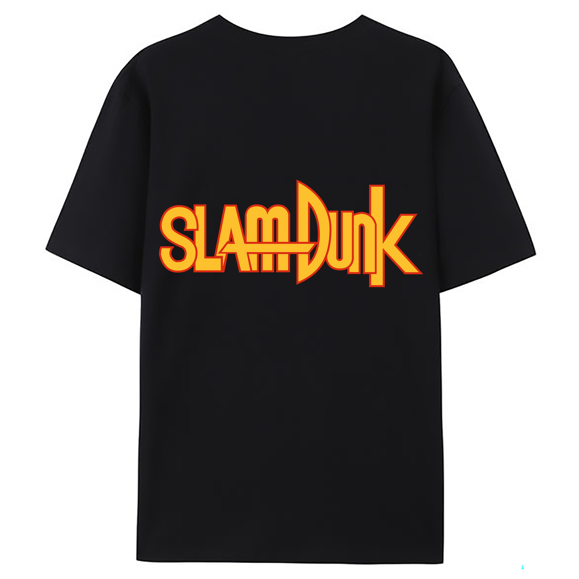 （画像用） SLAM DUNK／スラムダンク 綿100％ メンズ半袖Tシャツ（バックプリント） 通気性