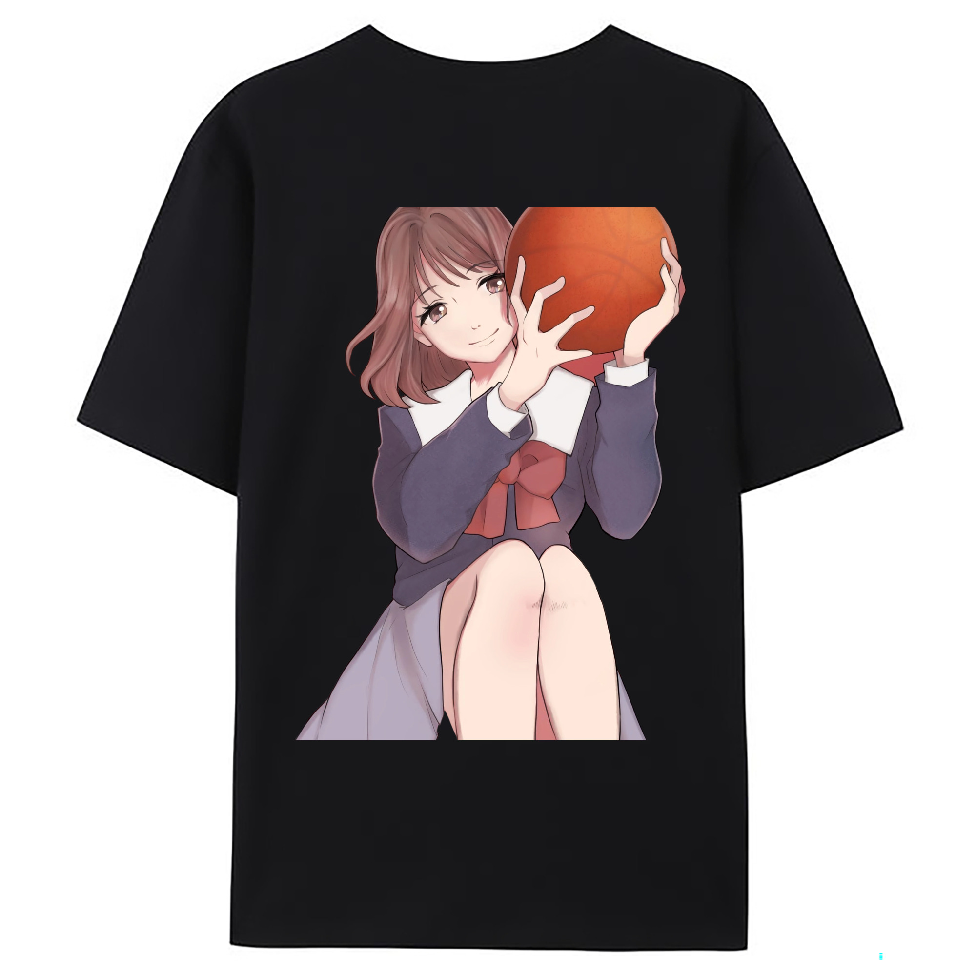 （画像用） SLAM DUNK／スラムダンク 綿100％ メンズ半袖Tシャツ（バックプリント） 通気性
