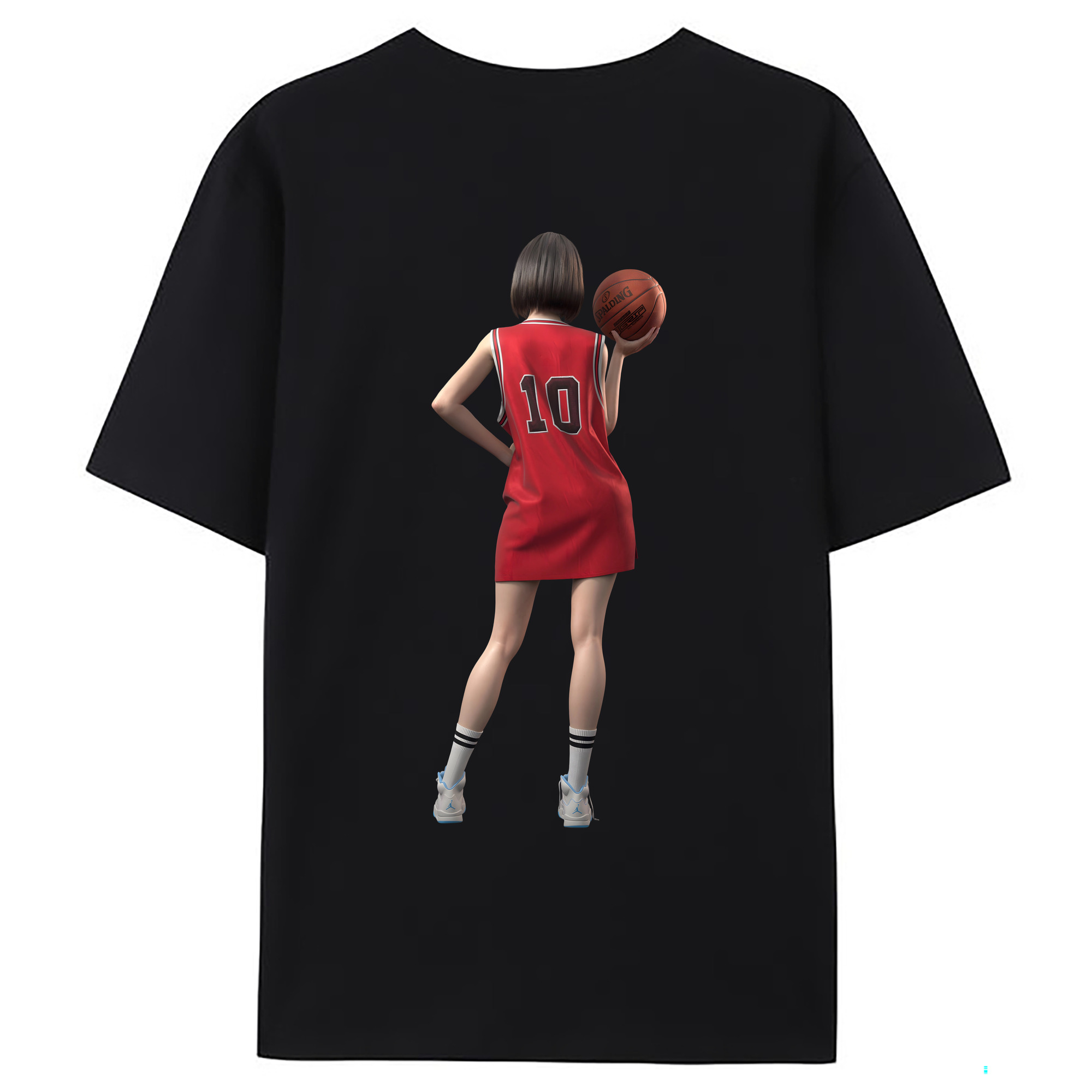 （画像用） SLAM DUNK／スラムダンク 綿100％ メンズ半袖Tシャツ（バックプリント） 通気性