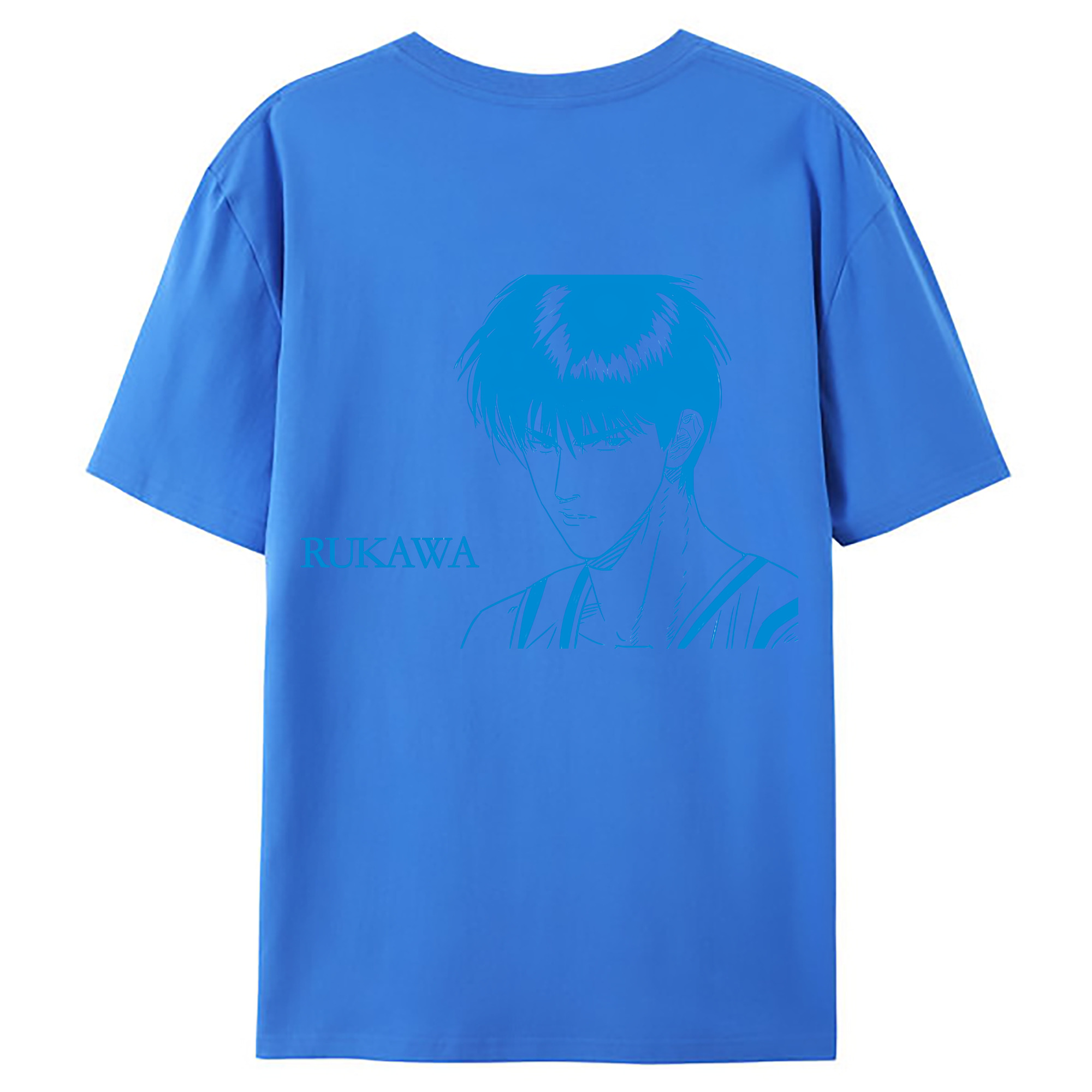 （画像用） SLAM DUNK／スラムダンク 綿100％ メンズ半袖Tシャツ（バックプリント） 通気性