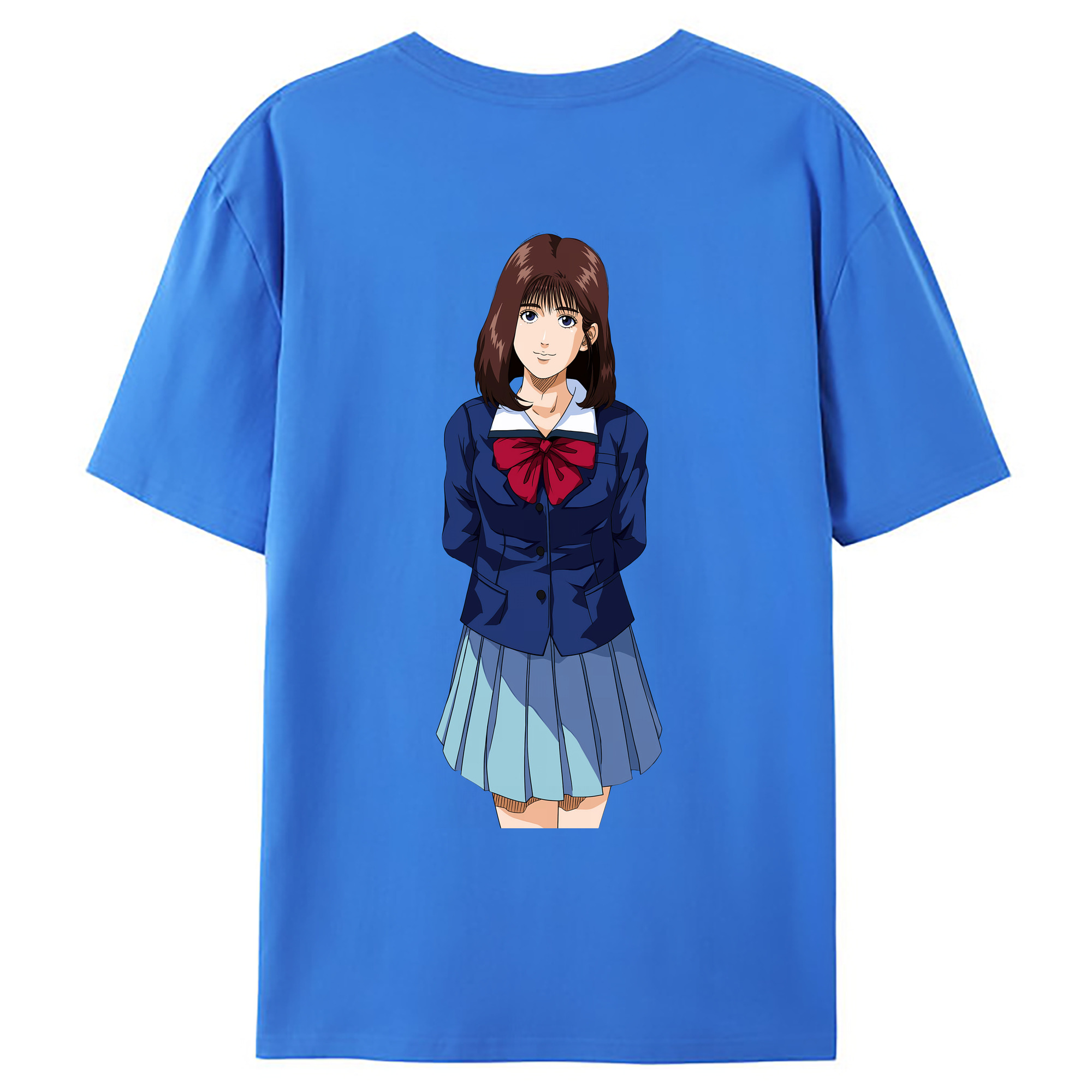 （画像用） SLAM DUNK／スラムダンク 綿100％ メンズ半袖Tシャツ（バックプリント） 通気性