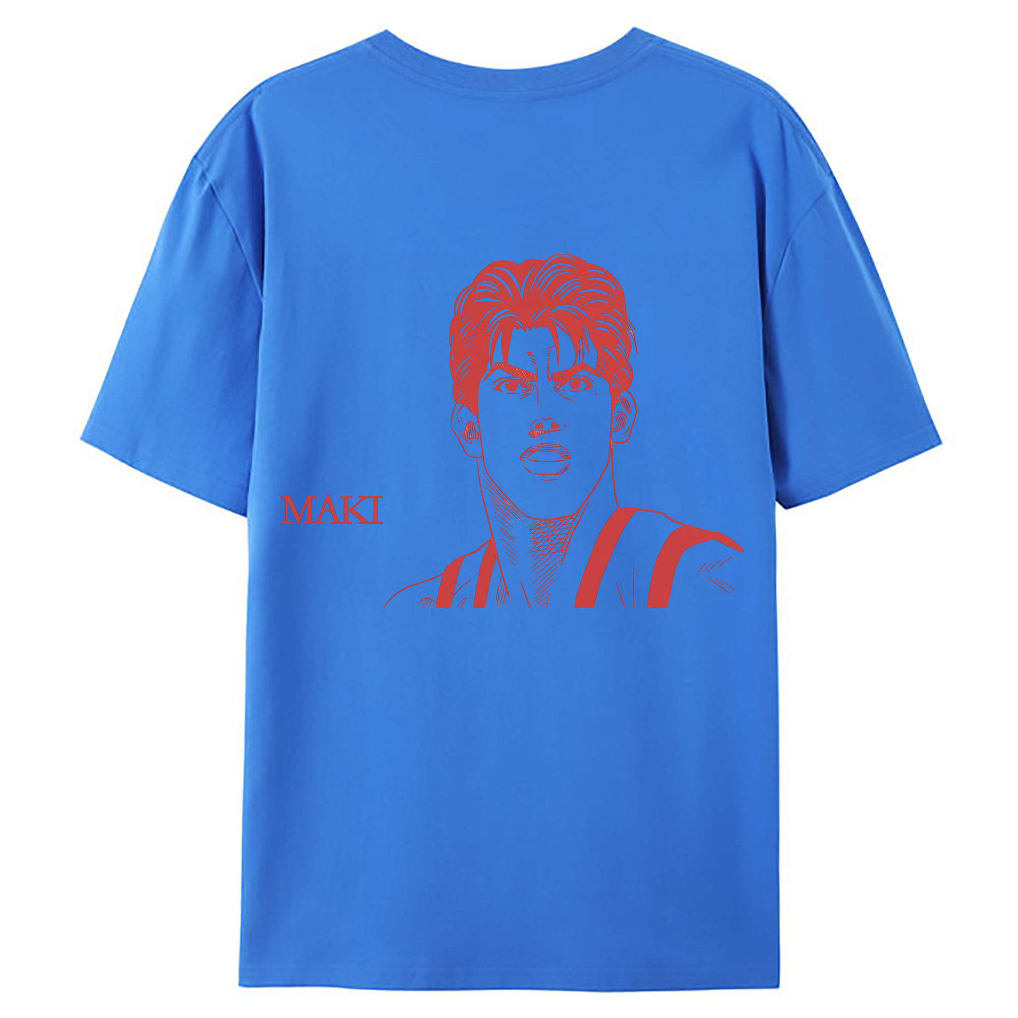 （画像用） SLAM DUNK／スラムダンク 綿100％ メンズ半袖Tシャツ（バックプリント） 通気性