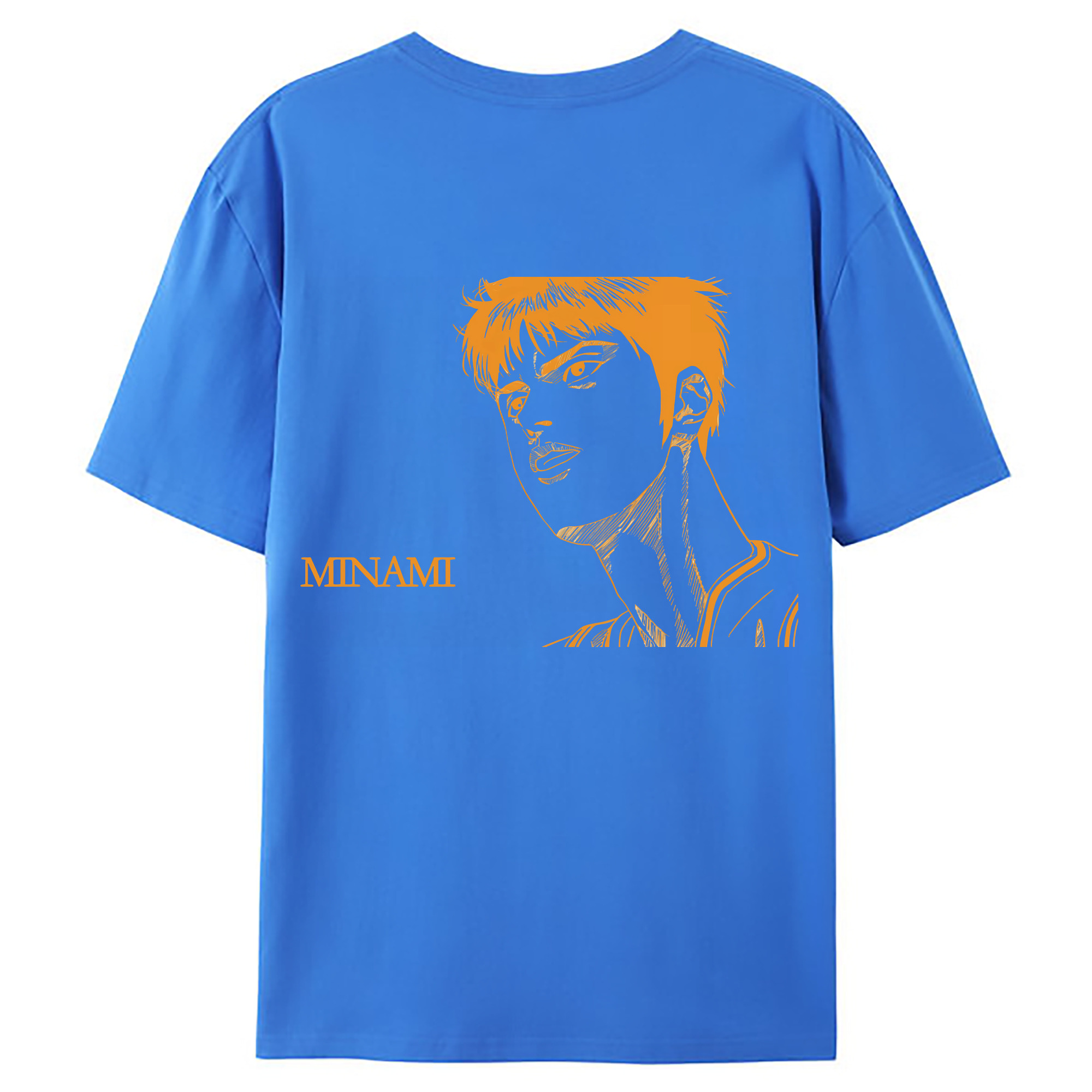 （画像用） SLAM DUNK／スラムダンク 綿100％ メンズ半袖Tシャツ（バックプリント） 通気性
