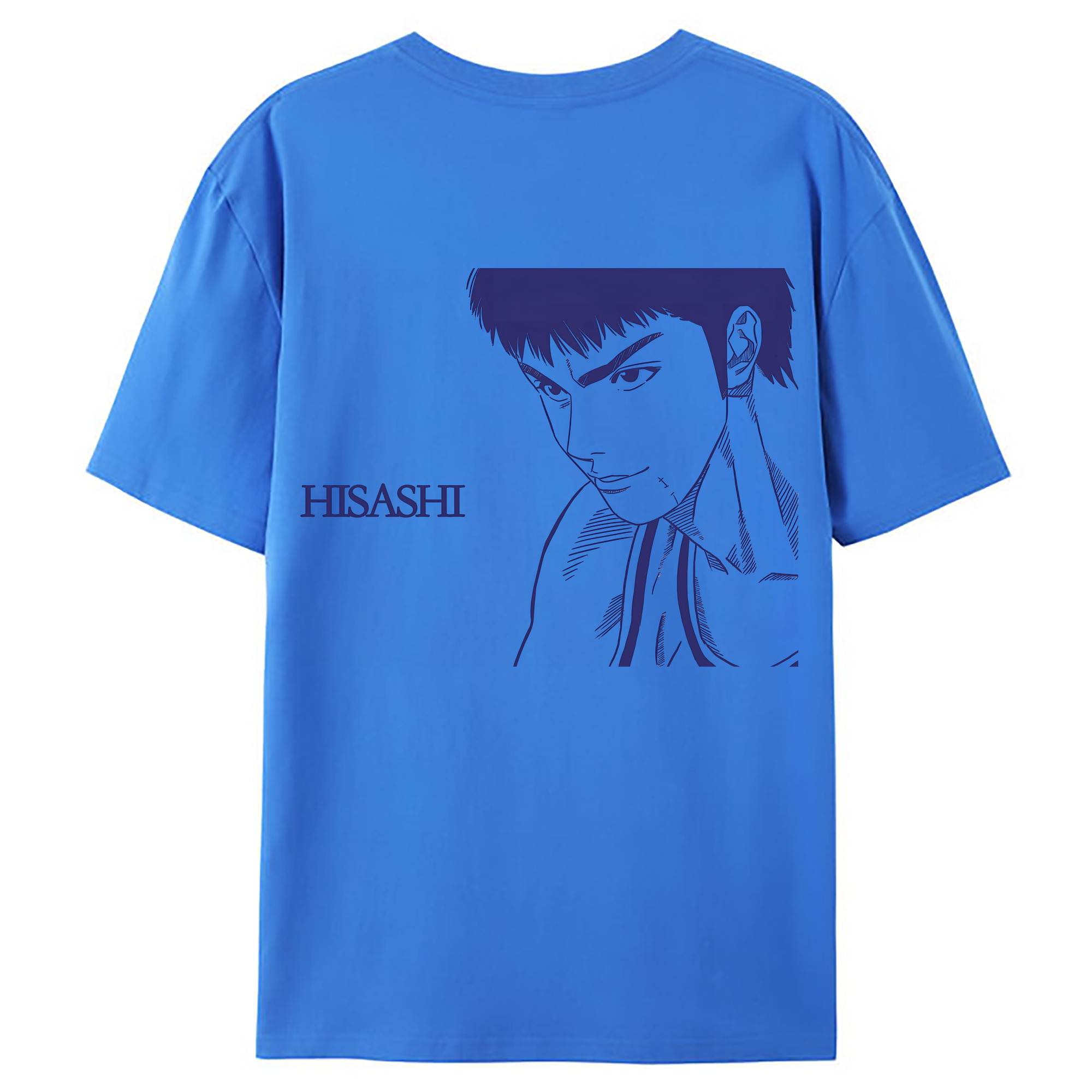 （画像用） SLAM DUNK／スラムダンク 綿100％ メンズ半袖Tシャツ（バックプリント） 通気性