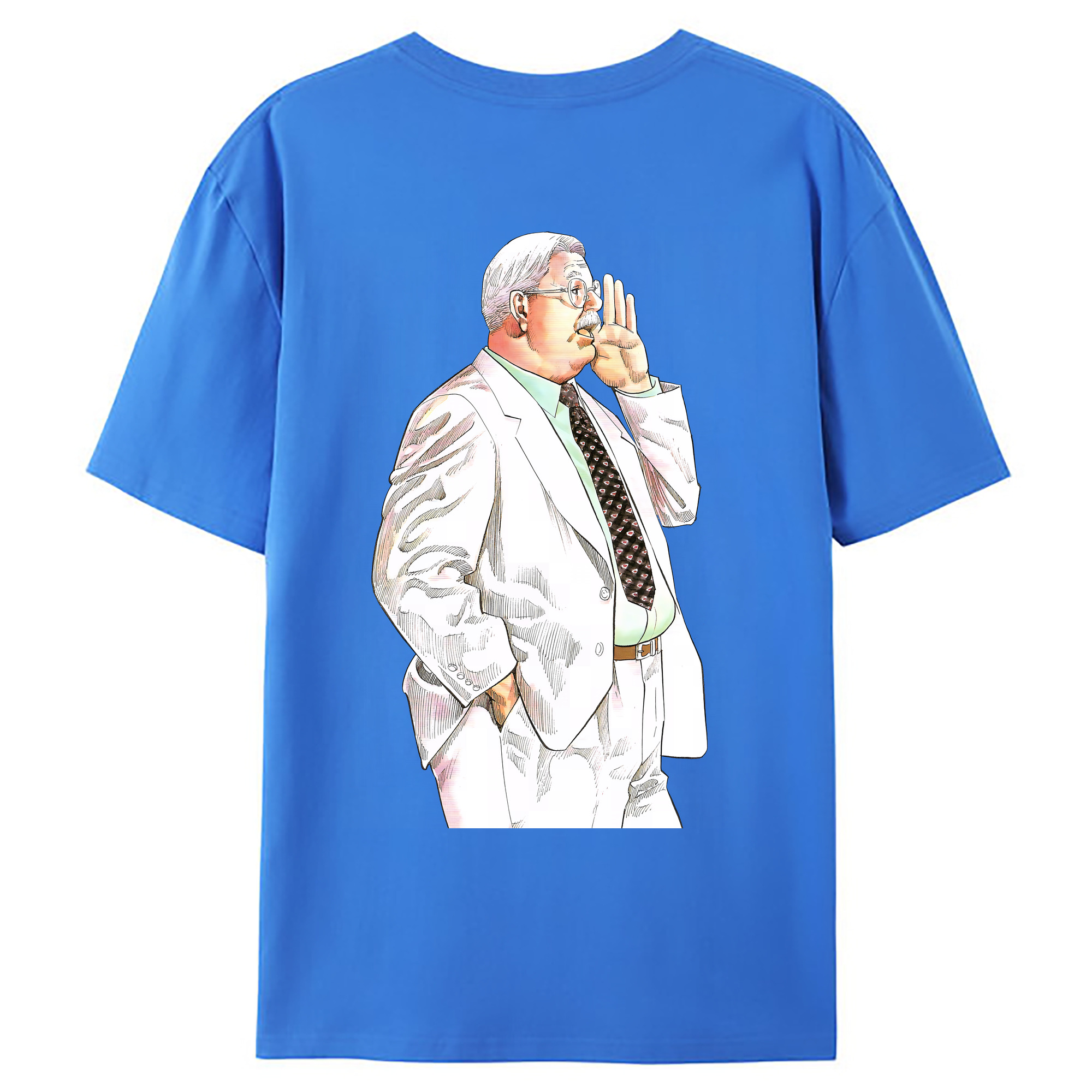 （画像用） SLAM DUNK／スラムダンク 綿100％ メンズ半袖Tシャツ（バックプリント） 通気性