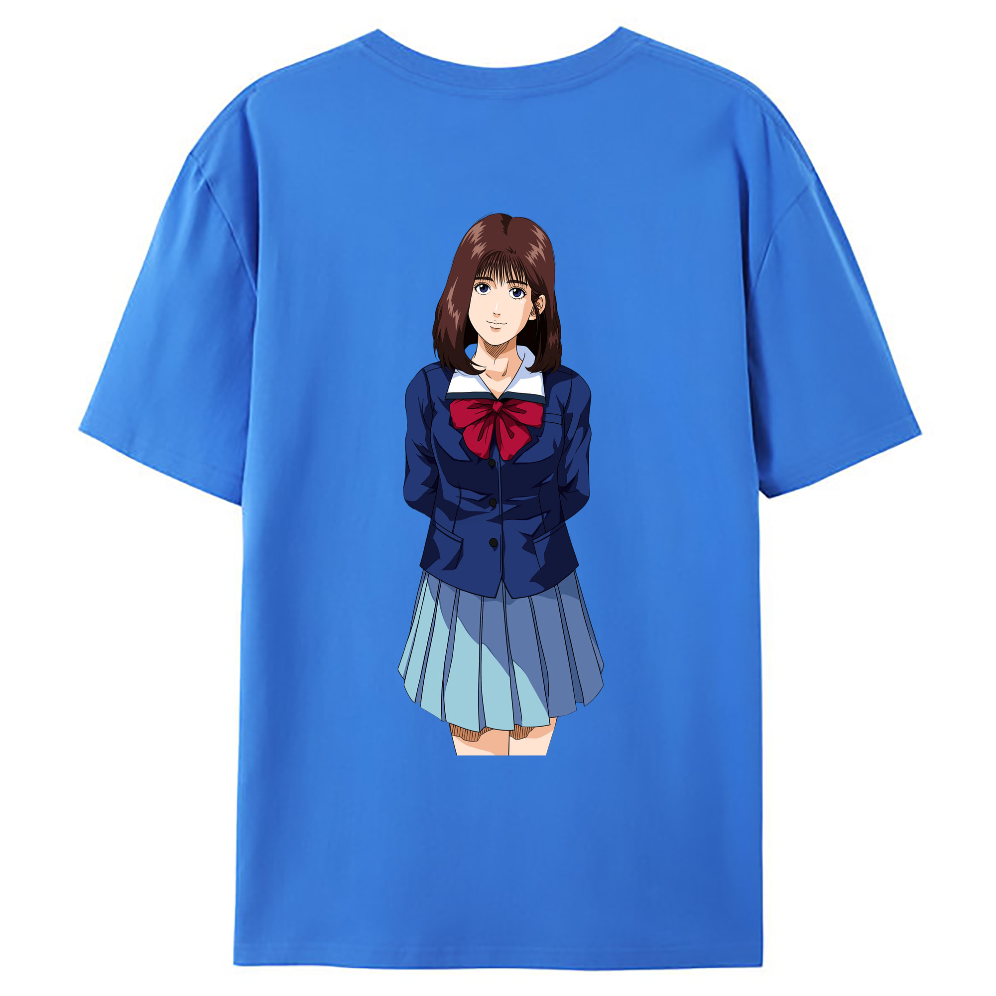 （画像用） SLAM DUNK／スラムダンク 綿100％ メンズ半袖Tシャツ（バックプリント） 通気性