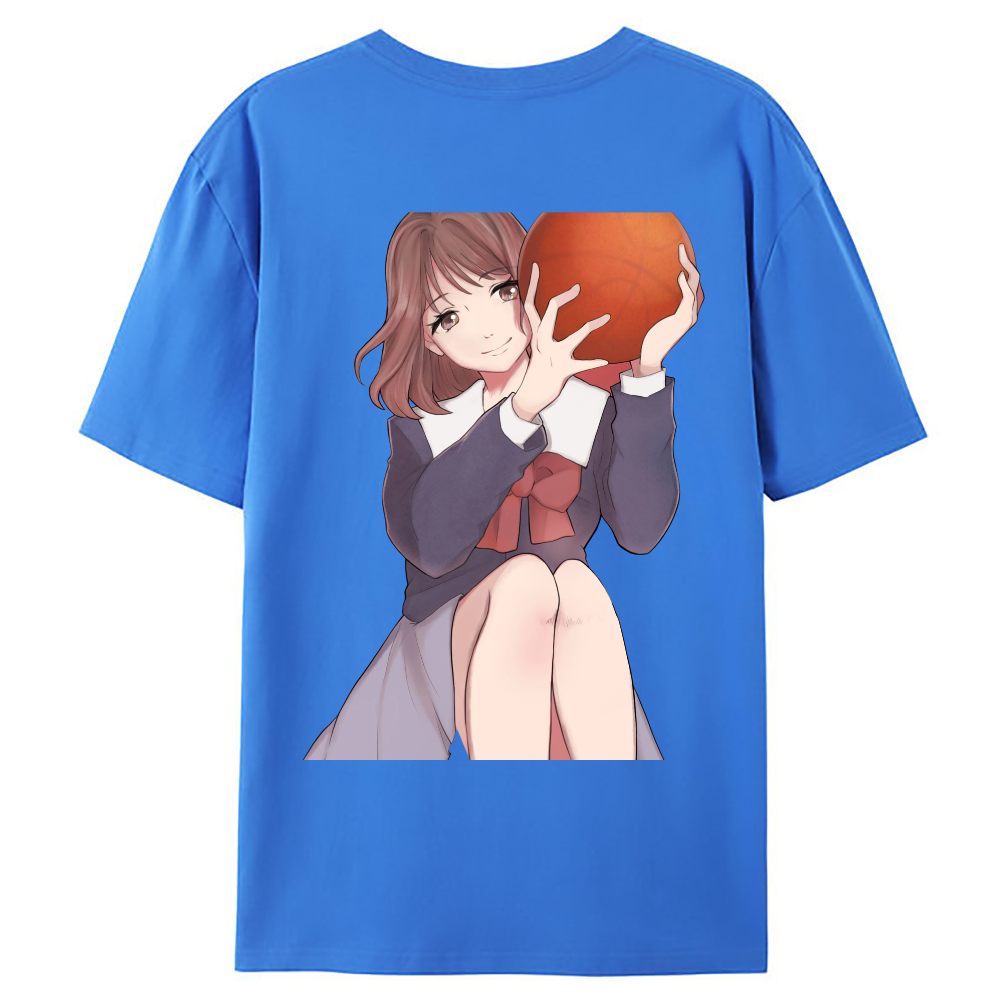 （画像用） SLAM DUNK／スラムダンク 綿100％ メンズ半袖Tシャツ（バックプリント） 通気性