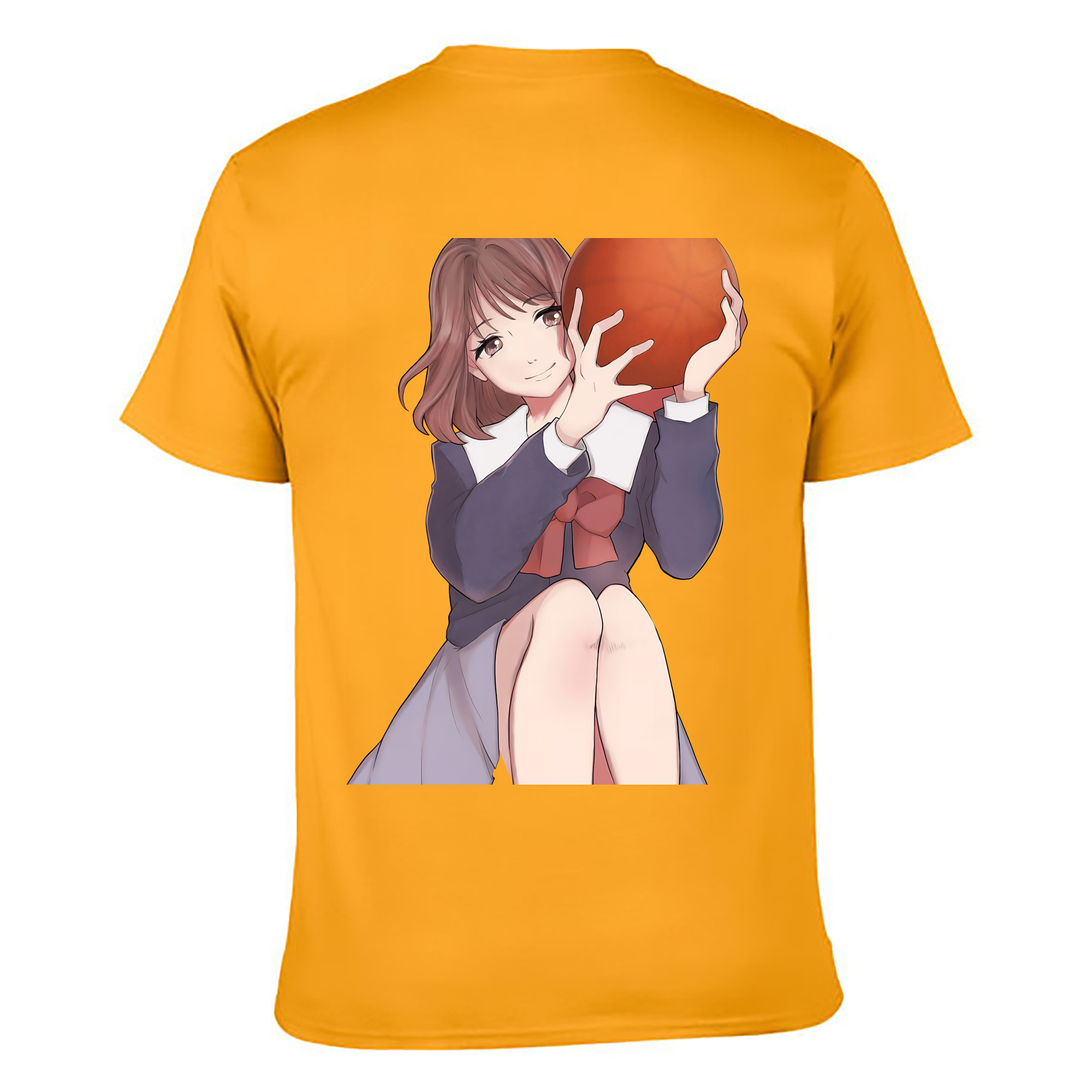 （画像用） SLAM DUNK／スラムダンク 綿100％ メンズ半袖Tシャツ（バックプリント） 通気性