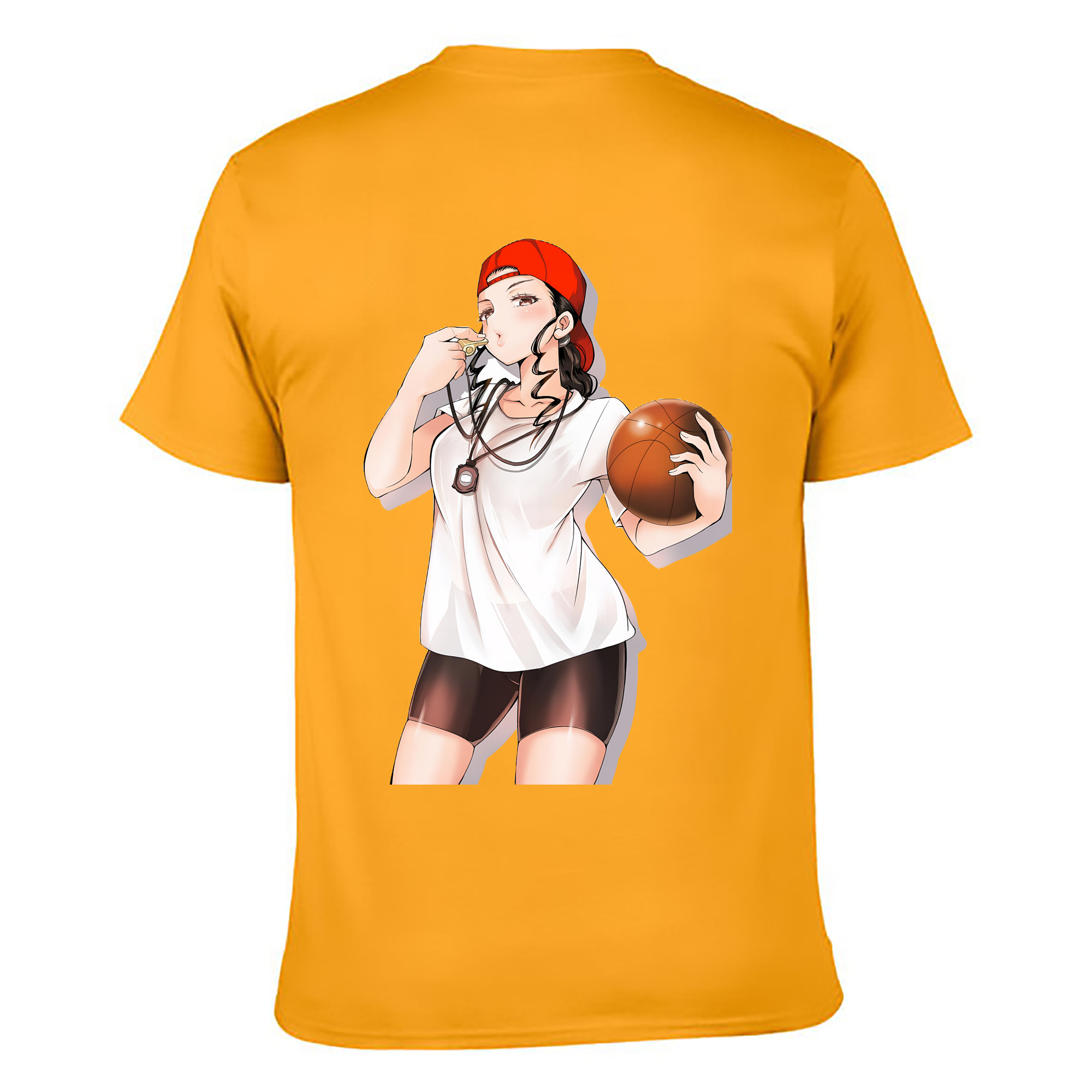 （画像用） SLAM DUNK／スラムダンク 綿100％ メンズ半袖Tシャツ（バックプリント） 通気性